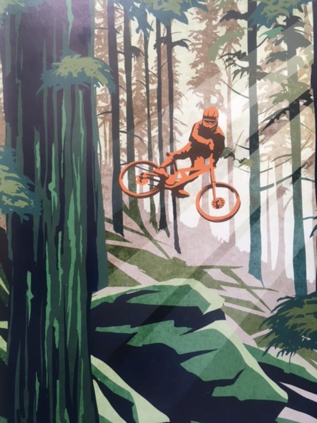Filsouf. S (b1994) ‘My Therapy’ Mountain Bike, X Trail, Lithograph. 2024.