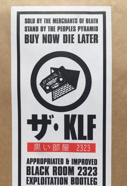 The KLF Official Exploitation Bootleg T-shirt, White With Black, Grey, Red, By Black Room 2323, 2026