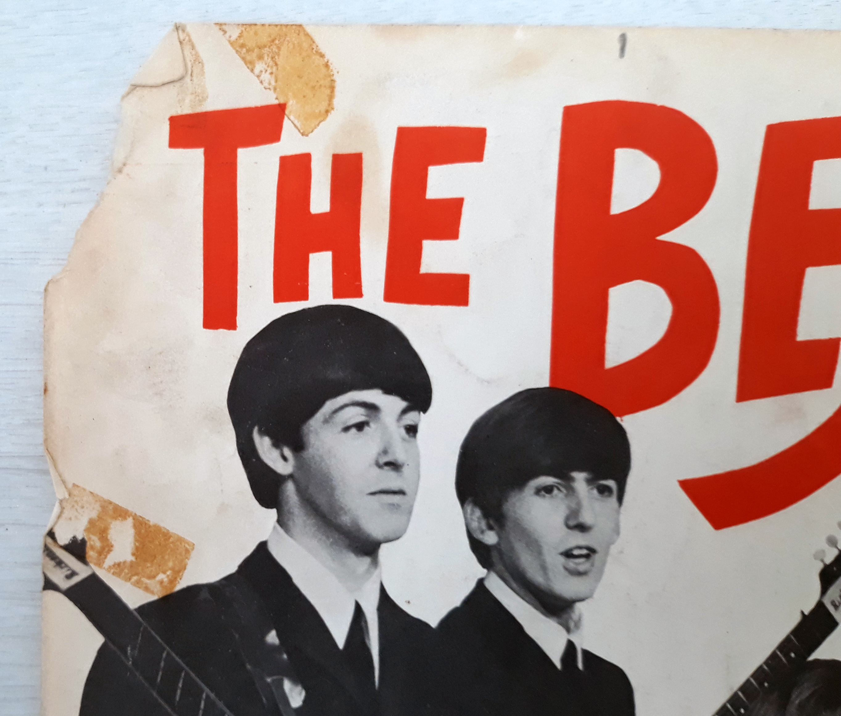 Beatles Pull Out Poster 1964 British Dell Magazine (#0041)
