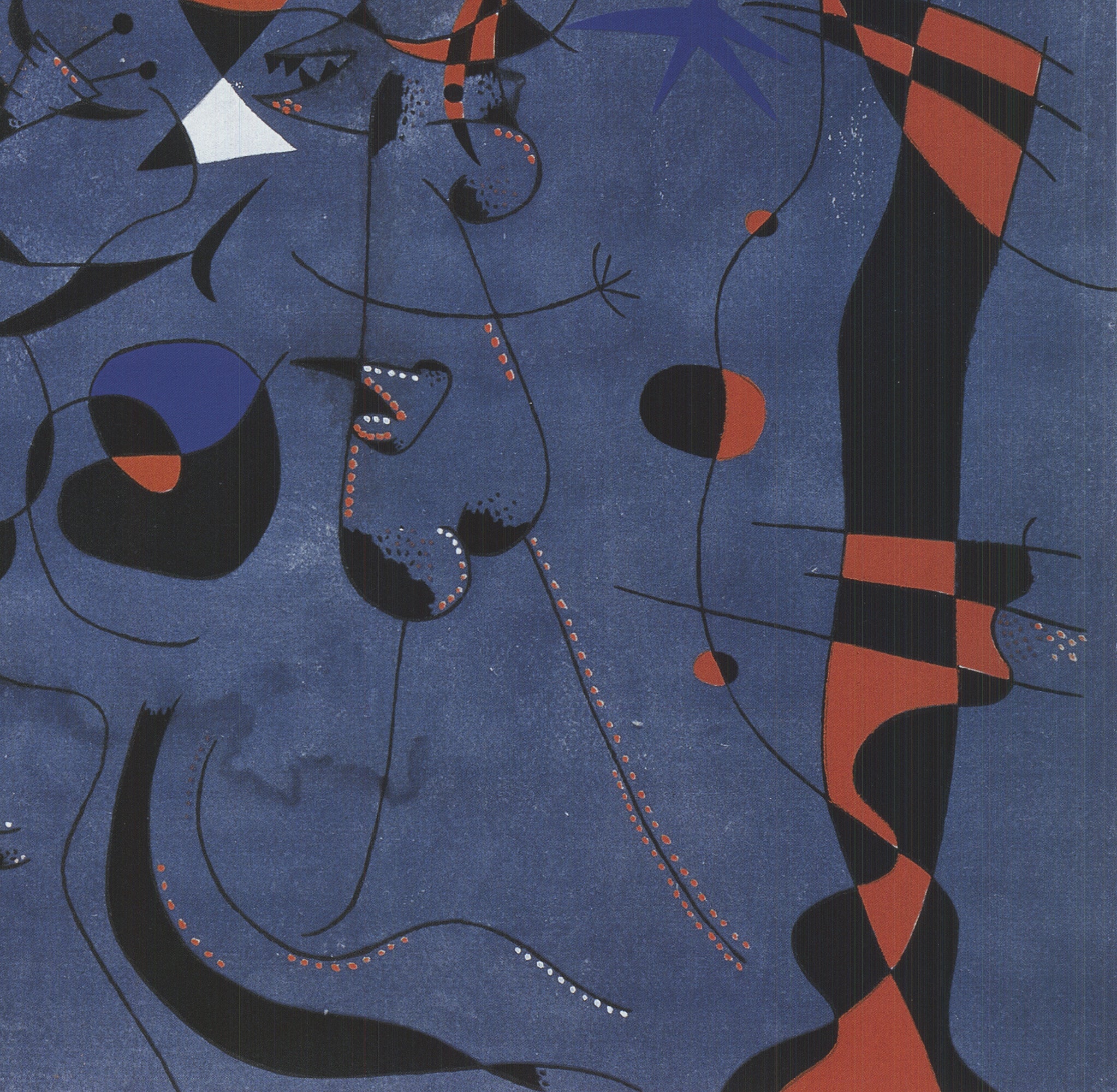 Joan Miro - Figures At Night Guided By The Phosphorescent Tracks of Snails - 2010