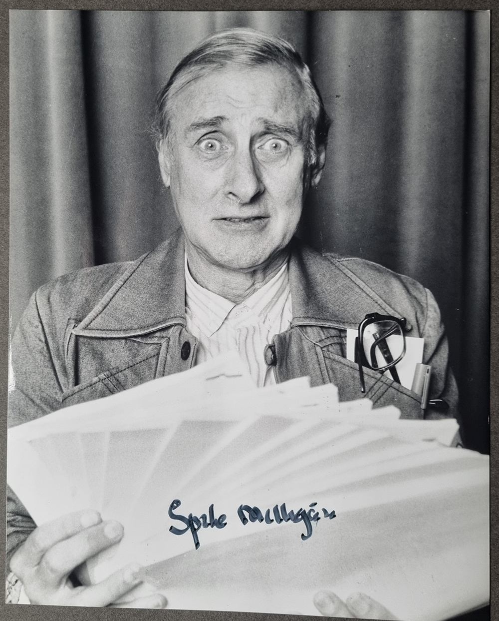 Spike Milligan Signed Photograph