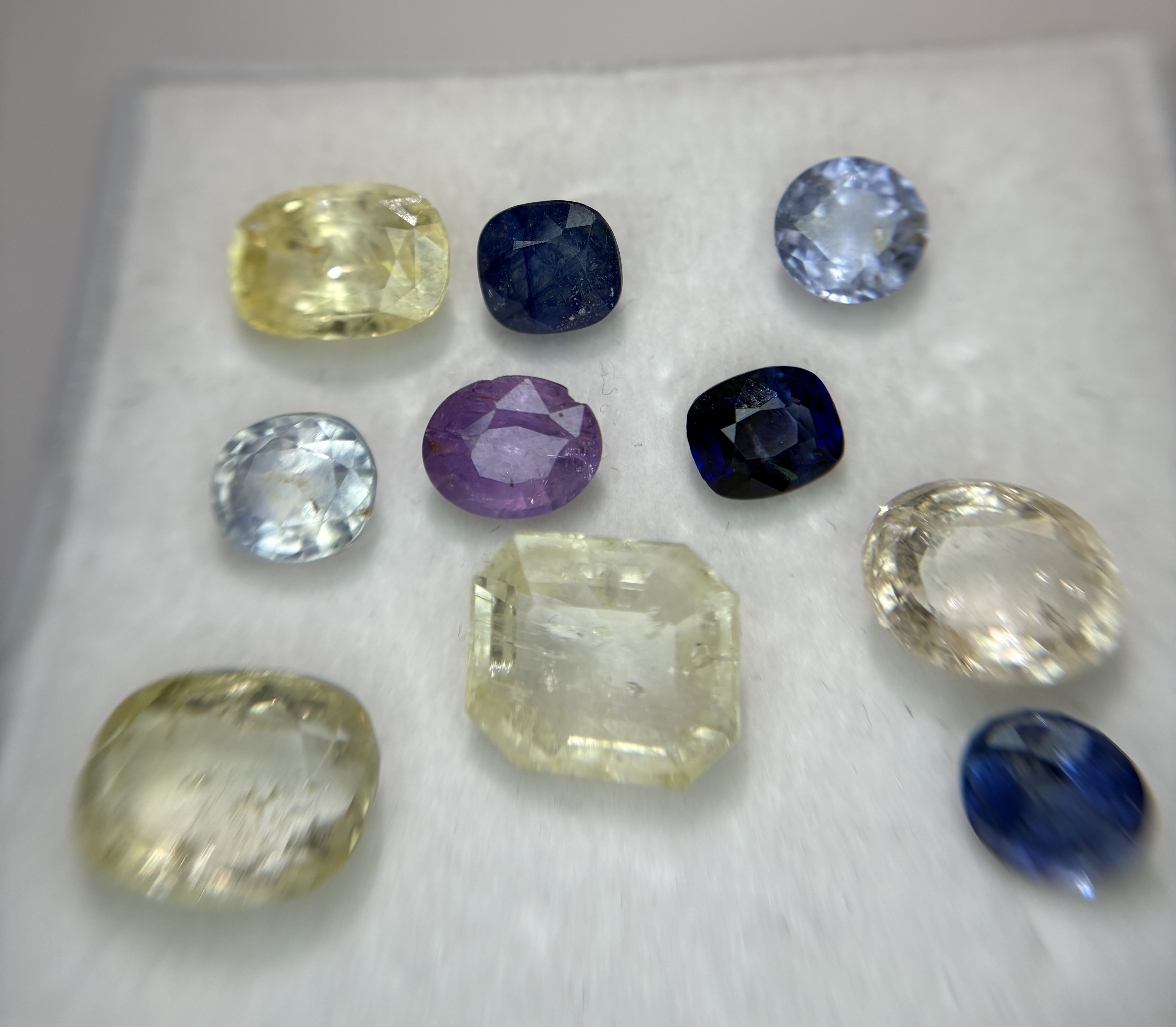 35.05ct Natural Unheated/Untreated Multi Ceylon Sapphire Lot