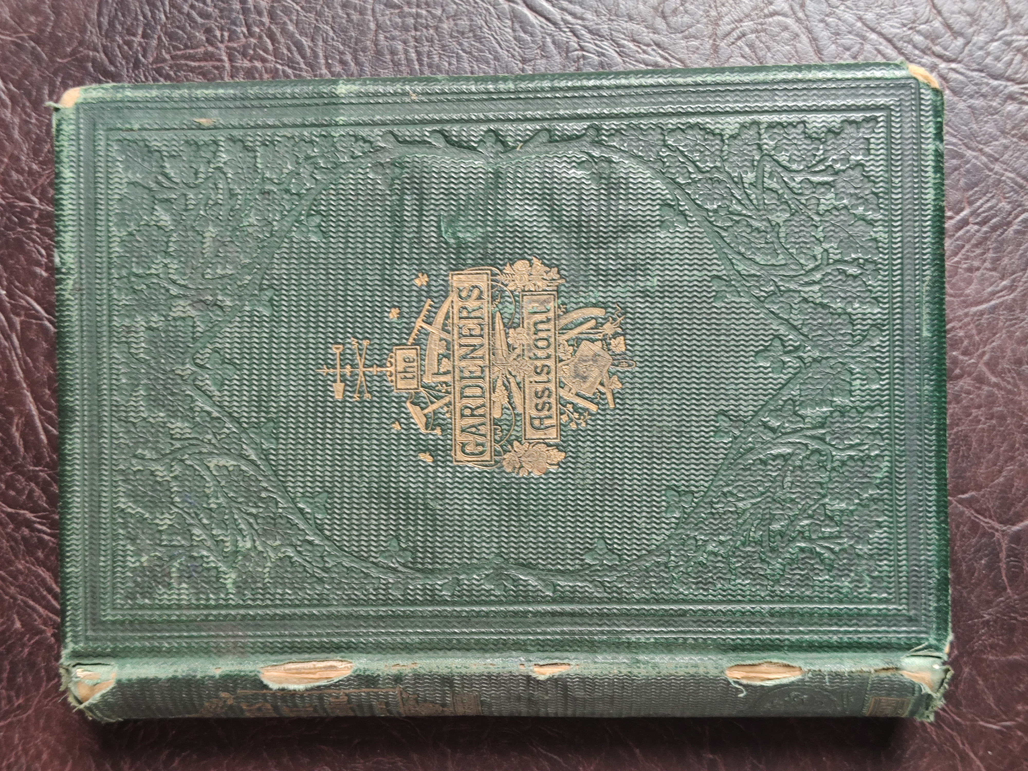 Circa 1871 Robert Thompson Gardeners Assistant Book with Coloured Plates Pictures.