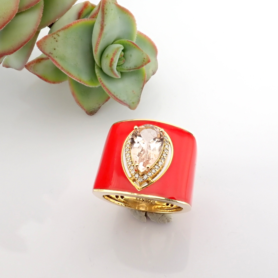 Natural Diamond 14K Yellow Gold Ring