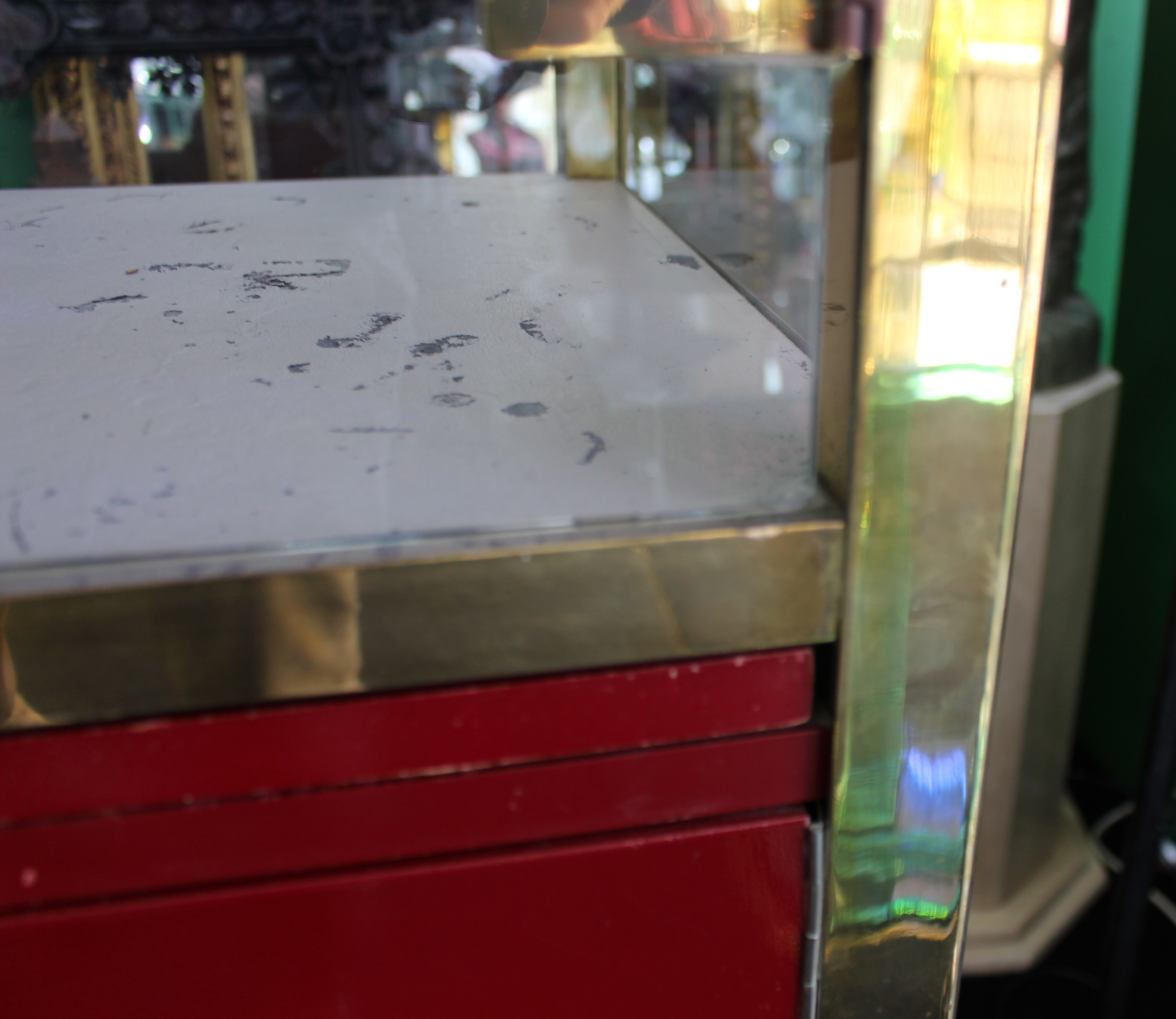 Sheaffer Brass Cased Display Cabinet