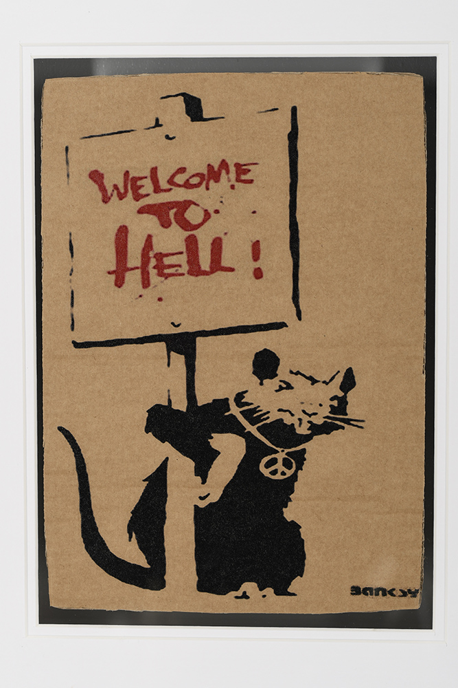 Banksy Aerosol and Stencil Artwork