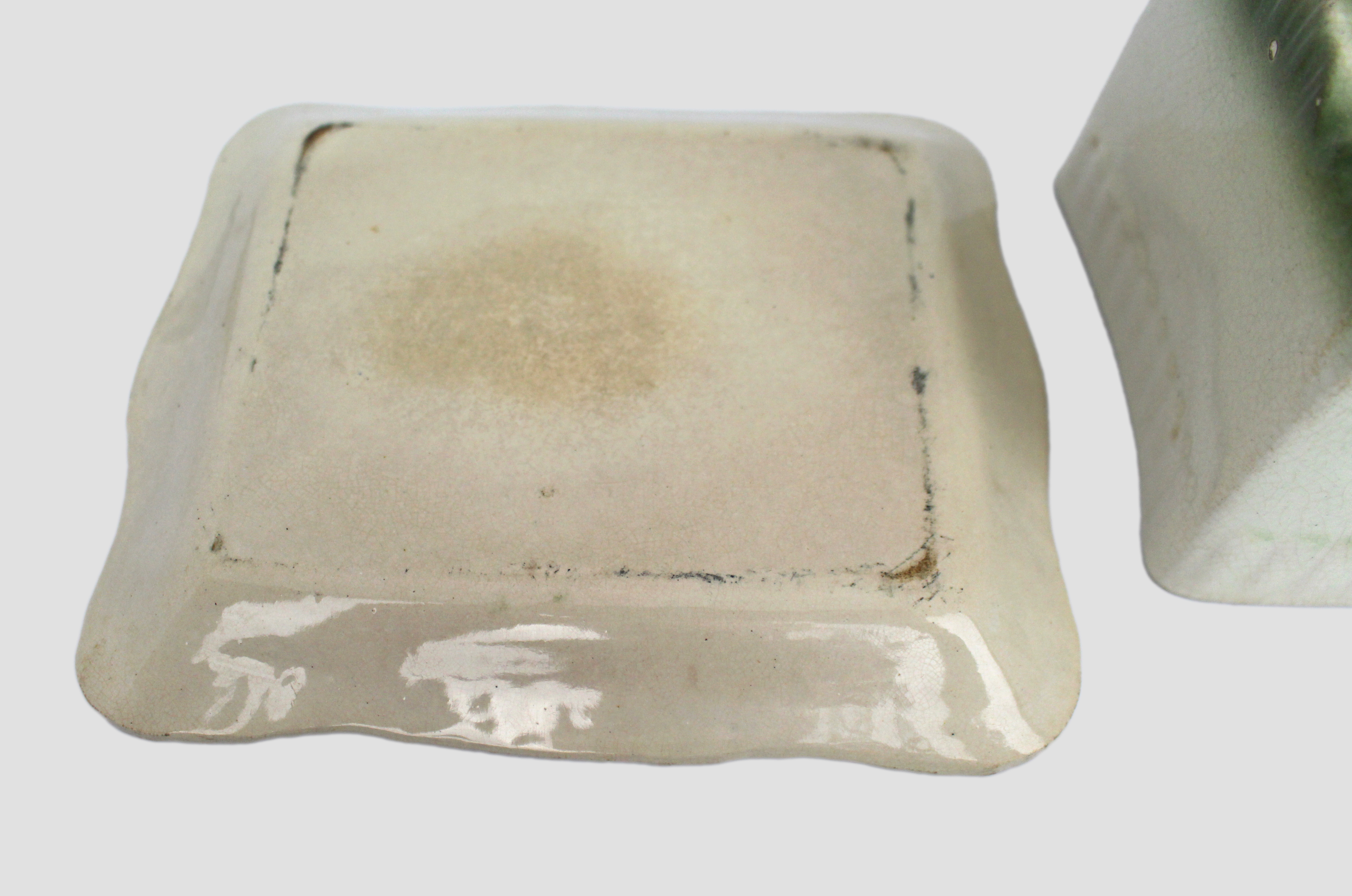 Antique Victorian English Cheese Dish
