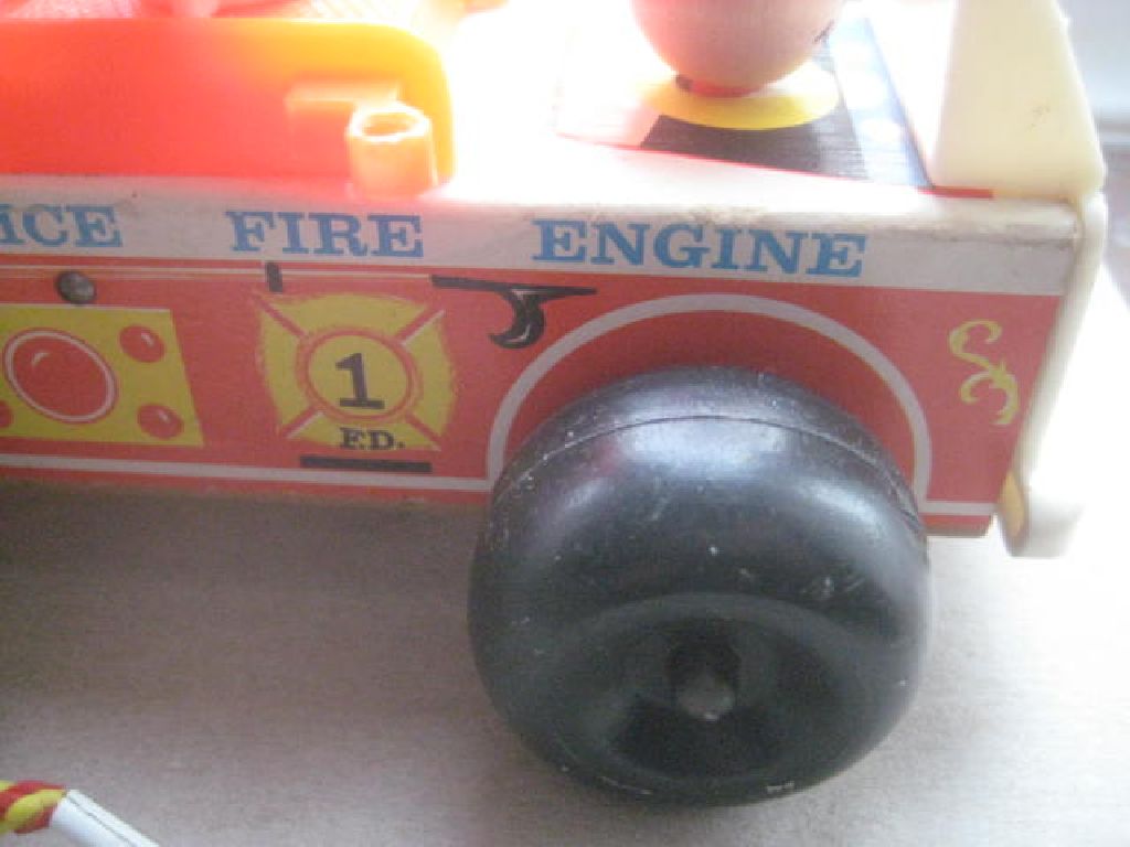 Vintage Fisher Price Fire Engine, Model Number 720