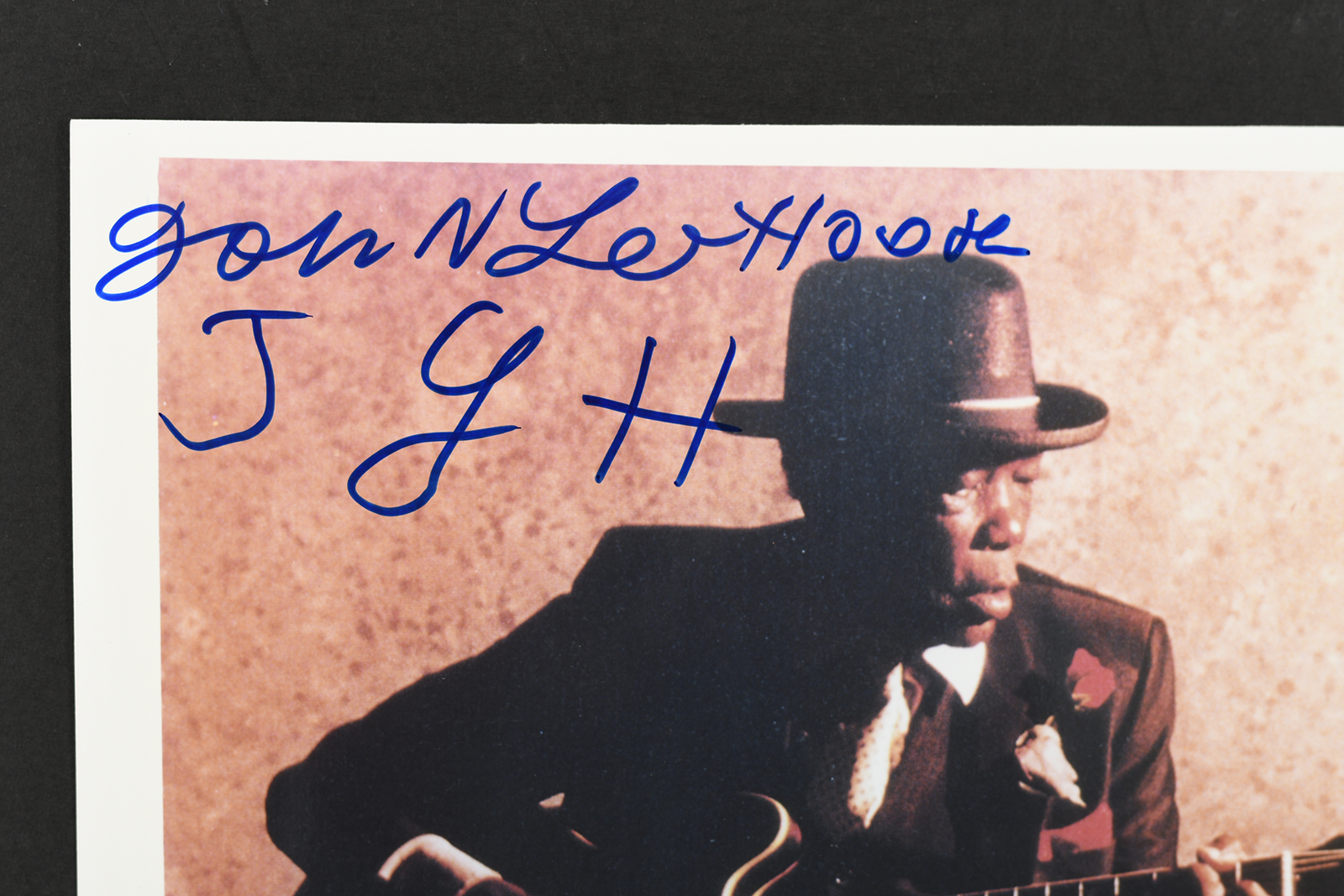 JOHN LEE HOOKER (2017?-2001) Original signature