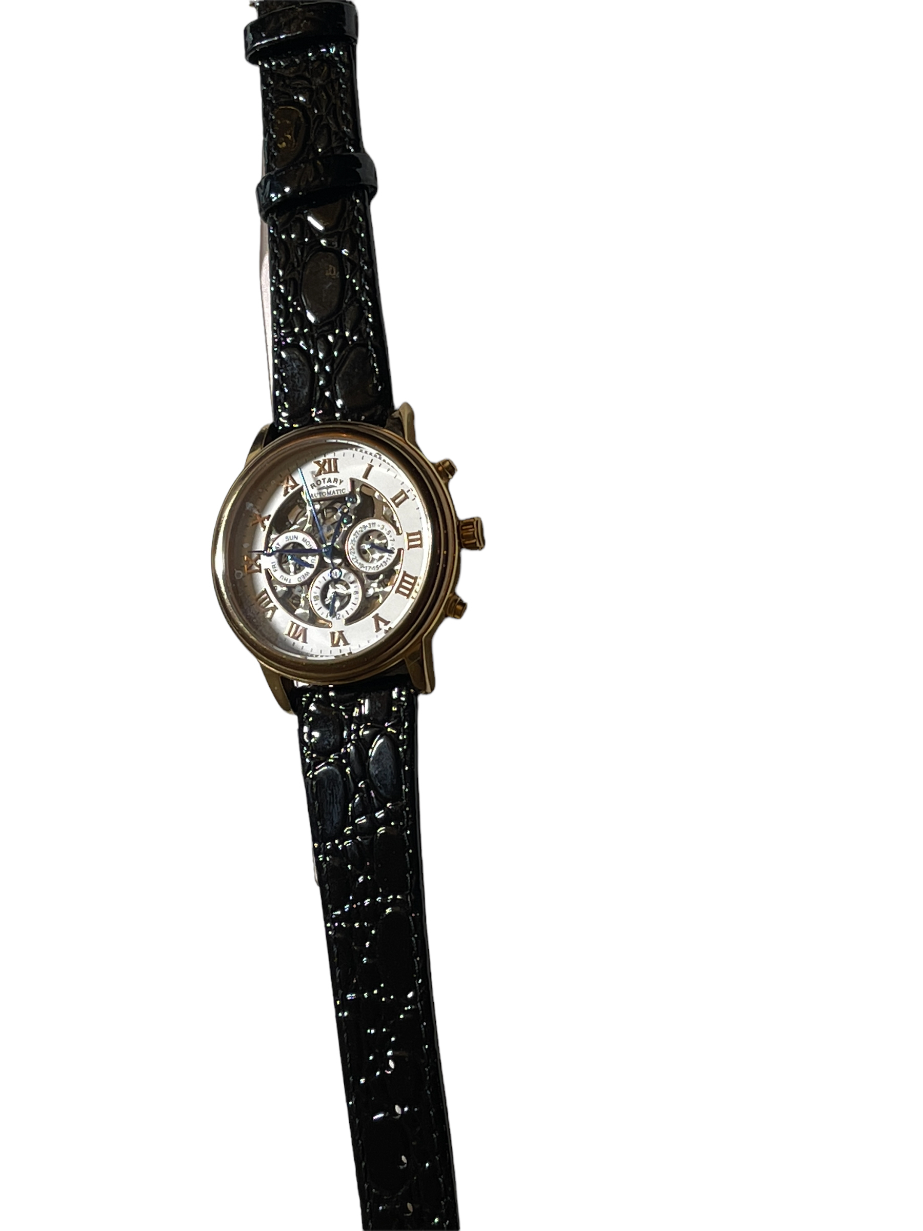 Lost property from our private jet charter mens skeleton automatic watch