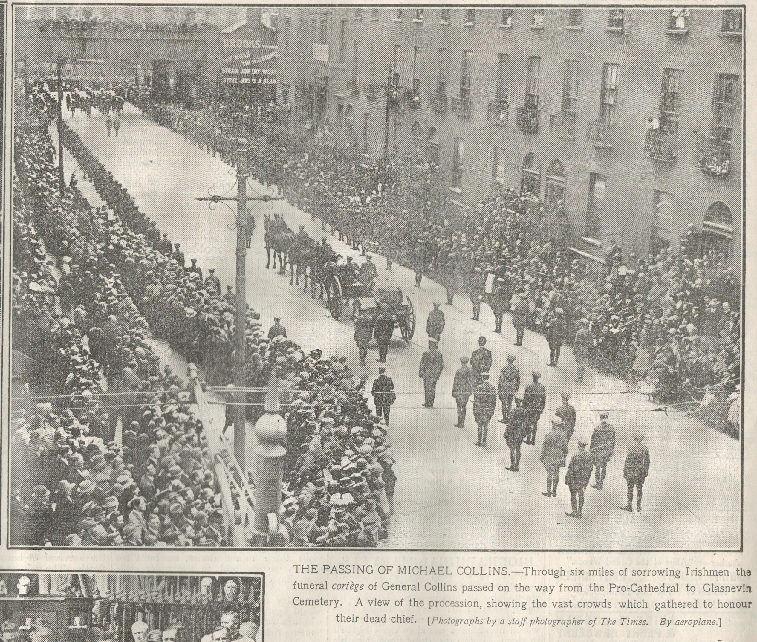 Michael Collins Irish Funeral 6 Mile Procession Church To Graveside 1922Original Complete Edition Of