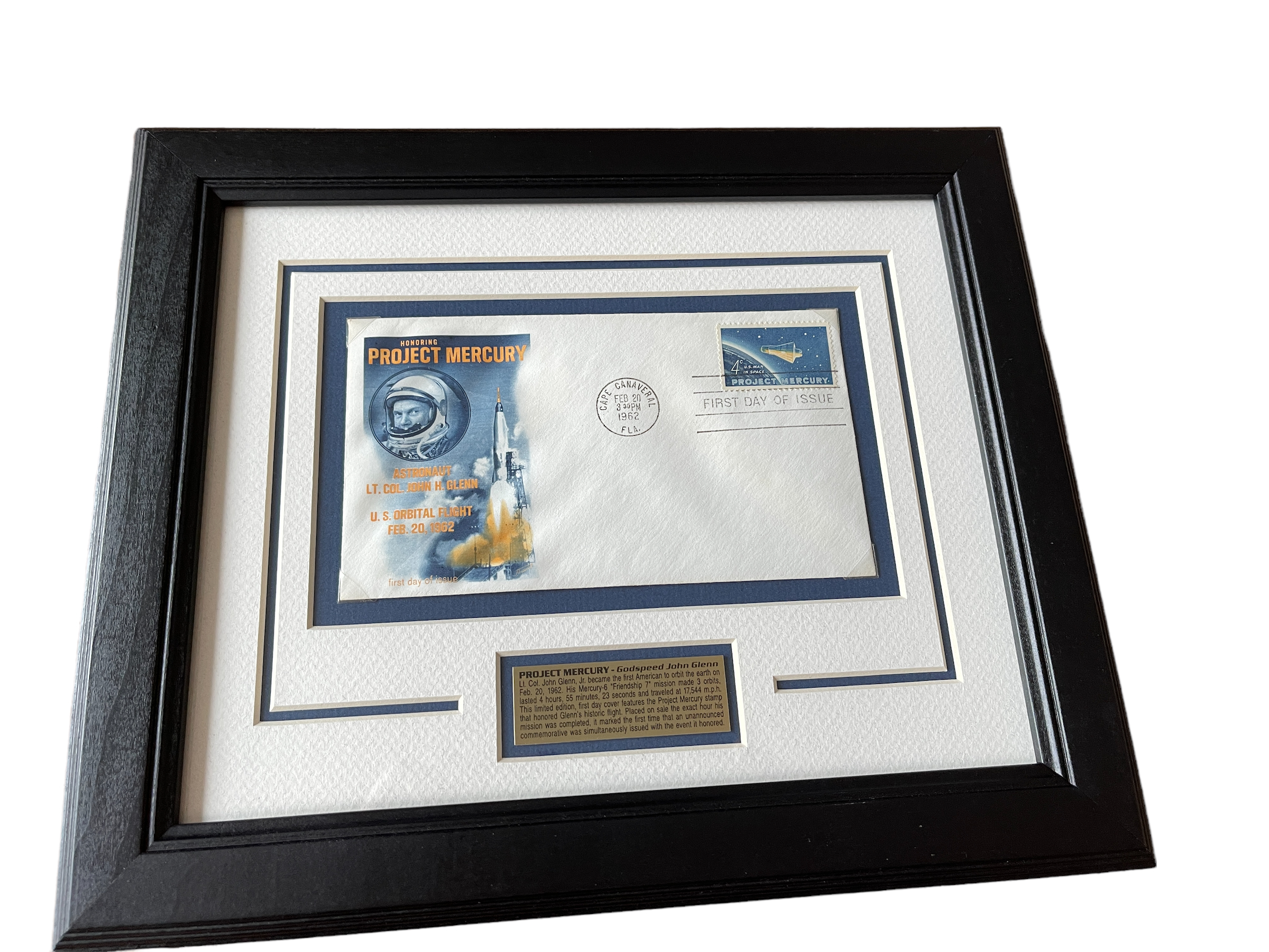 Honoring Project Mercury First Day Cover