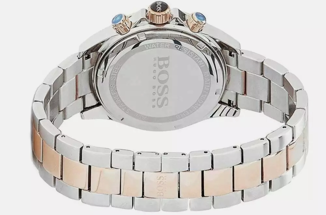 Hugo Boss 1513339 Men's Ikon Two Tone Rose Gold & Silver Chronograph Watch