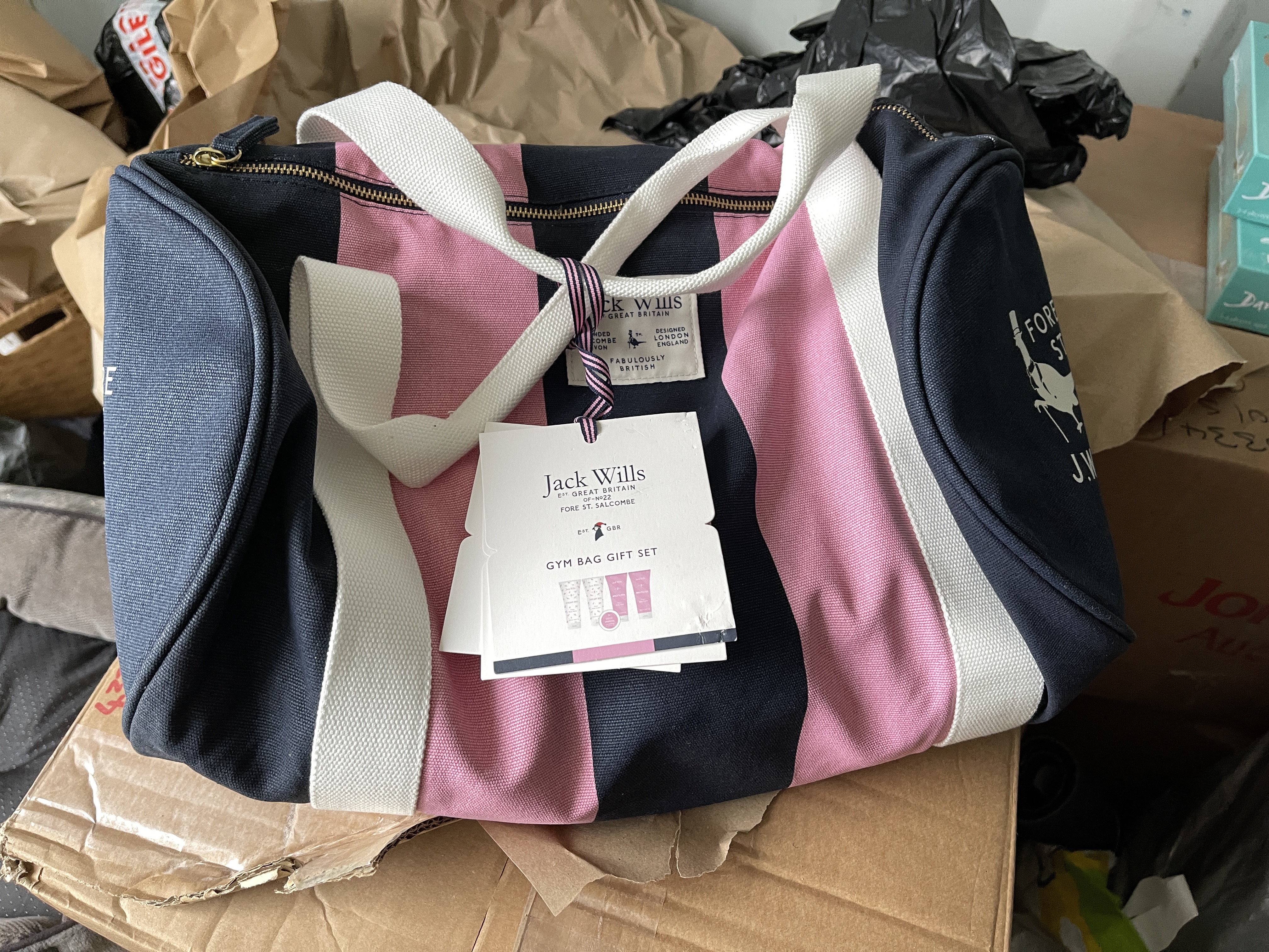 Jack Wills Gift Bag Containing Lots of Promo Items