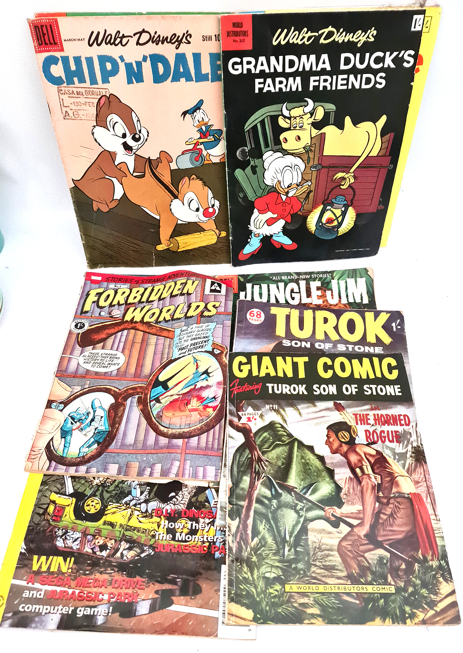 Vintage 14 Assorted Comics c1950's