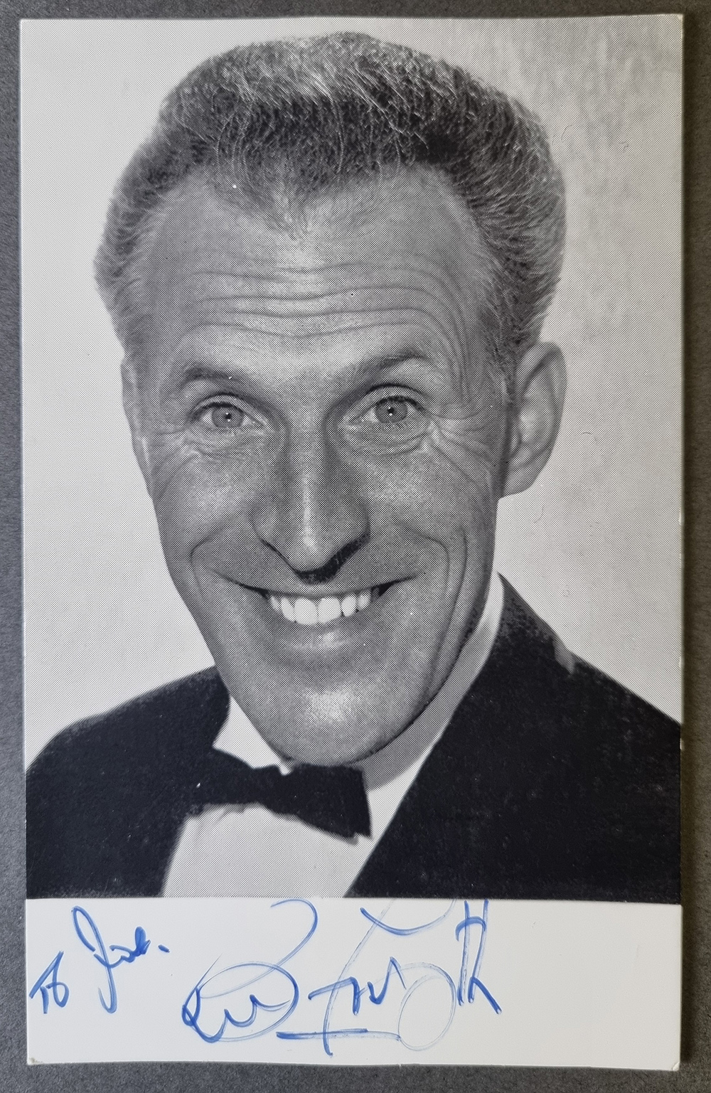 Bruce Forsyth Signed Photocard