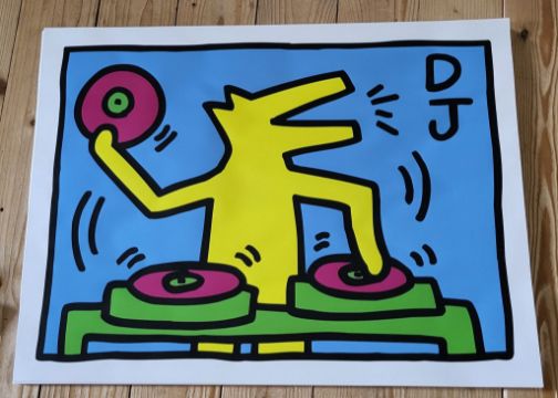 After Keith Haring 'DJ'
