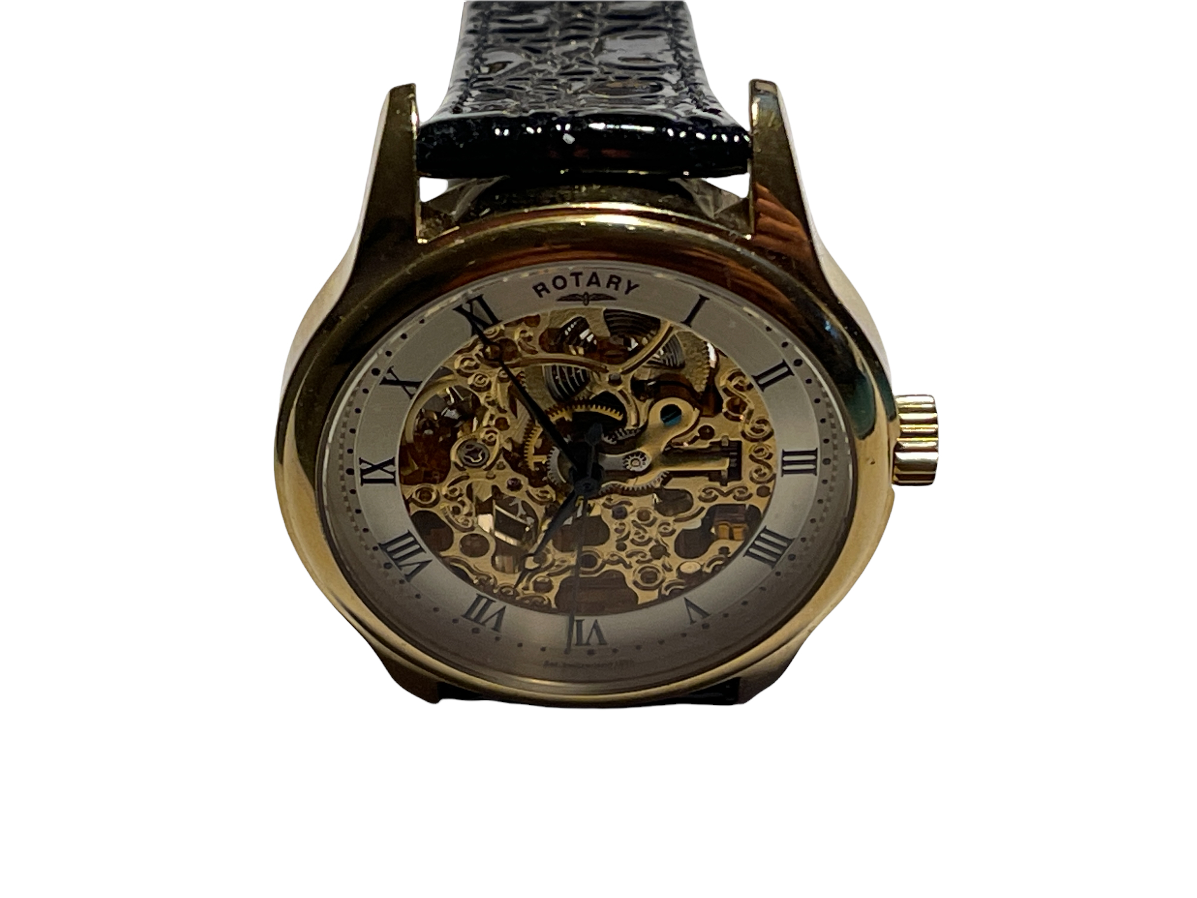 Gents Automatic Skeleton Mens Watch Rotary