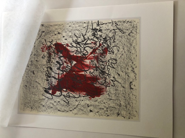 Antoni Tapies (1923-2010) Rare Numbered Lithograph