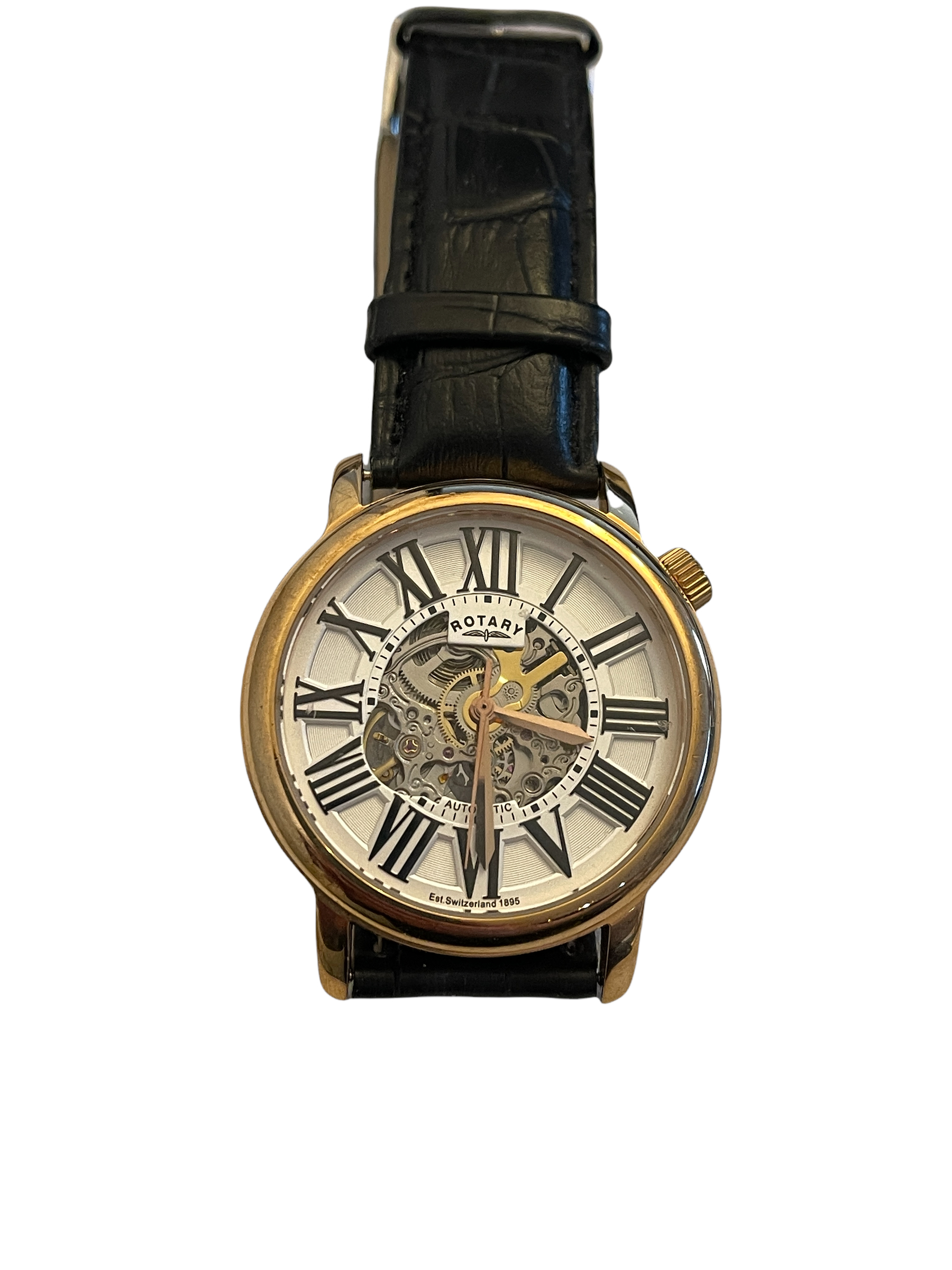 Rotary Automatic Skeleton Mens Watch RRP £420