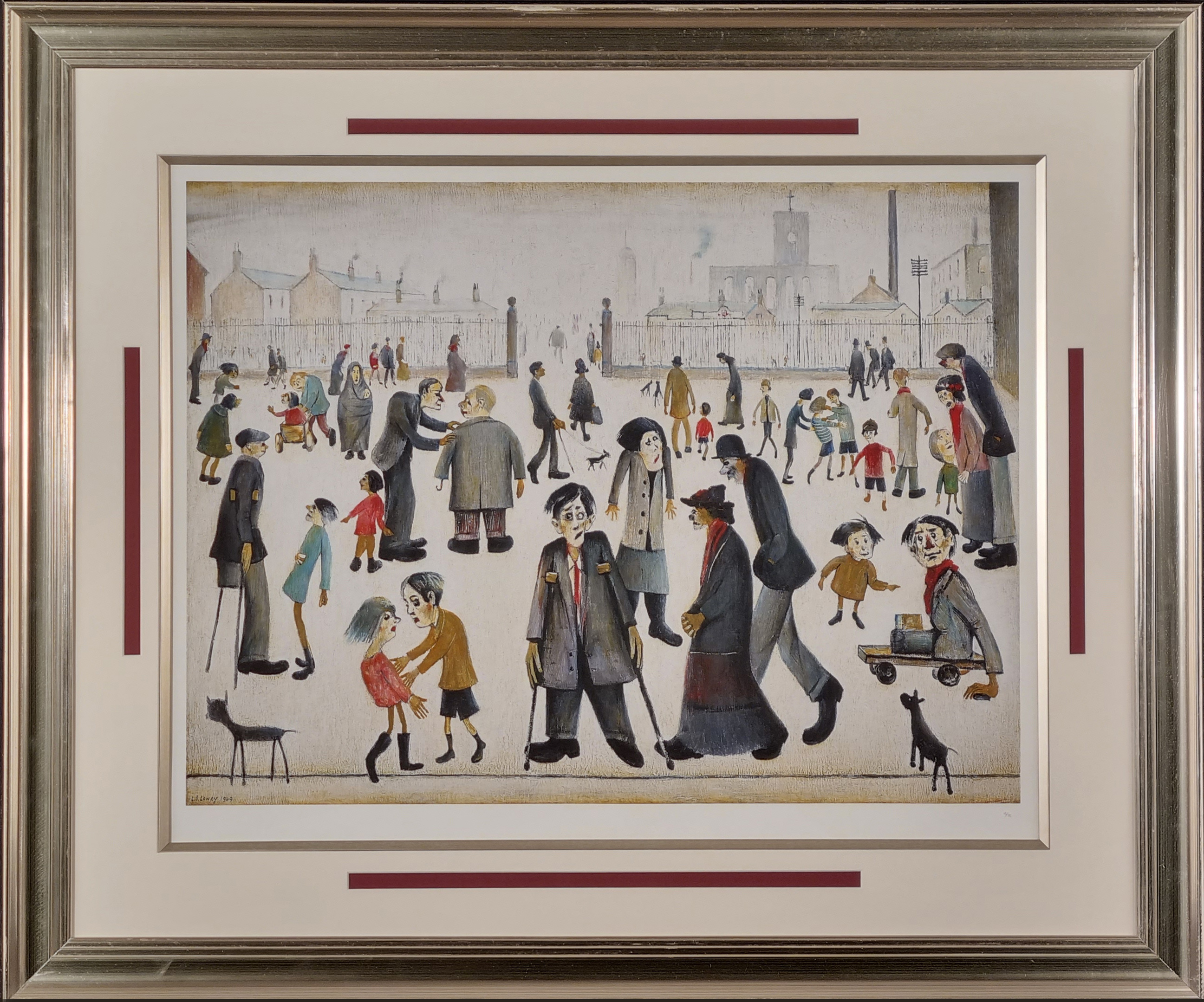 Rare Limited Edition by L.S. Lowry One of only 35 published