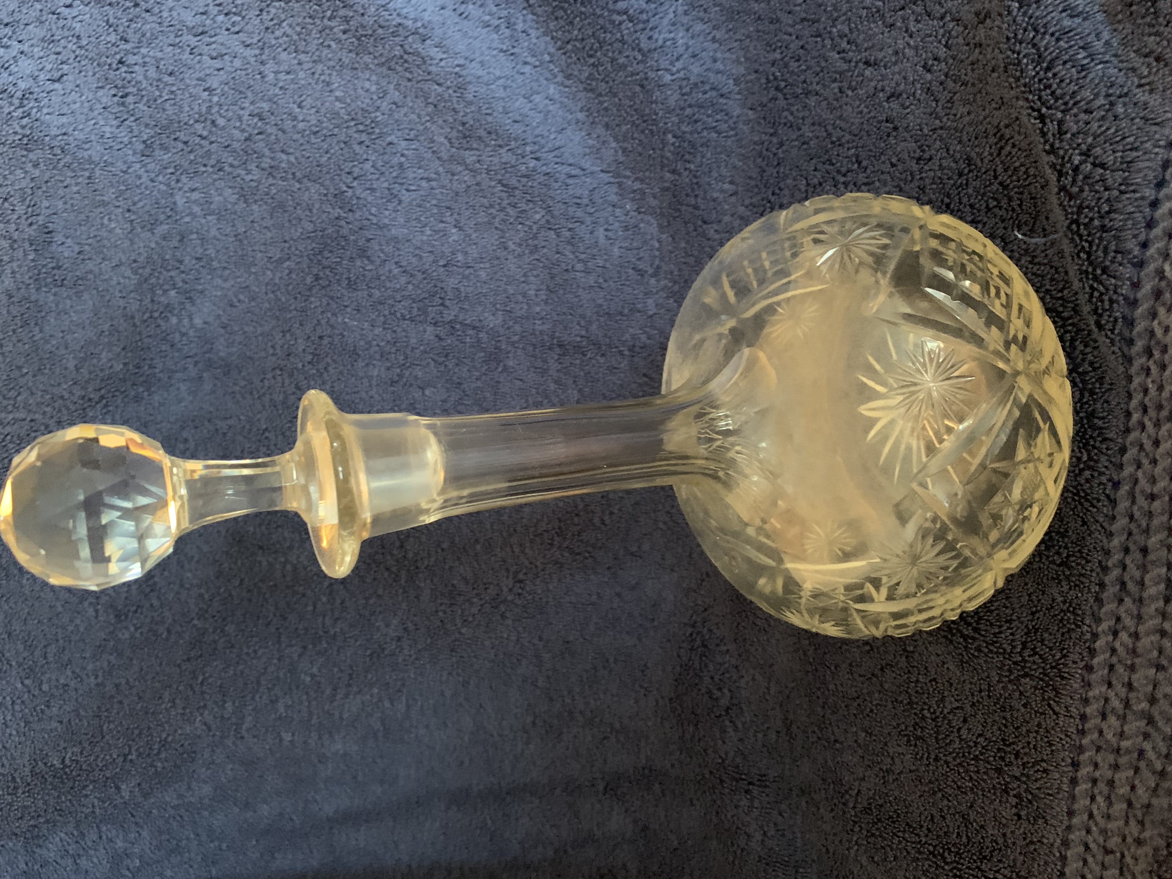Vintage Cut Crystal Decanter c1920’s