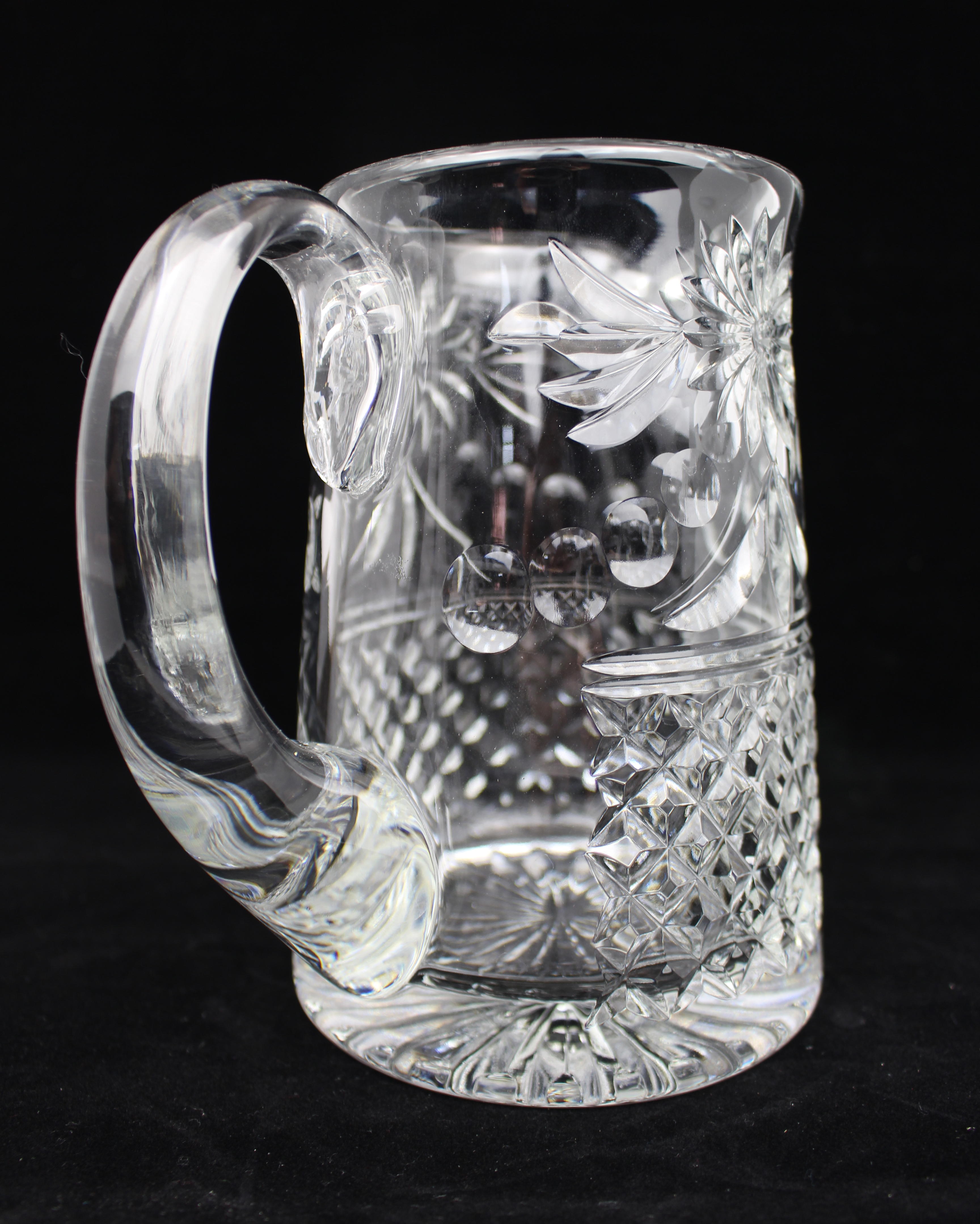 Fine Stuart Crystal Beaconsfield Pattern Cut Glass Jug