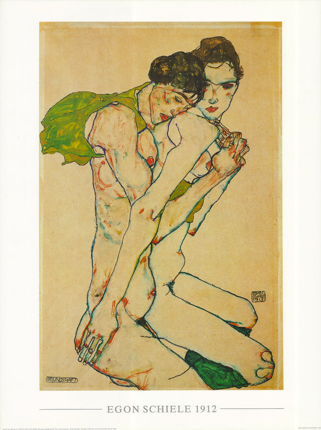 Three Egon Schiele Posters. 1997