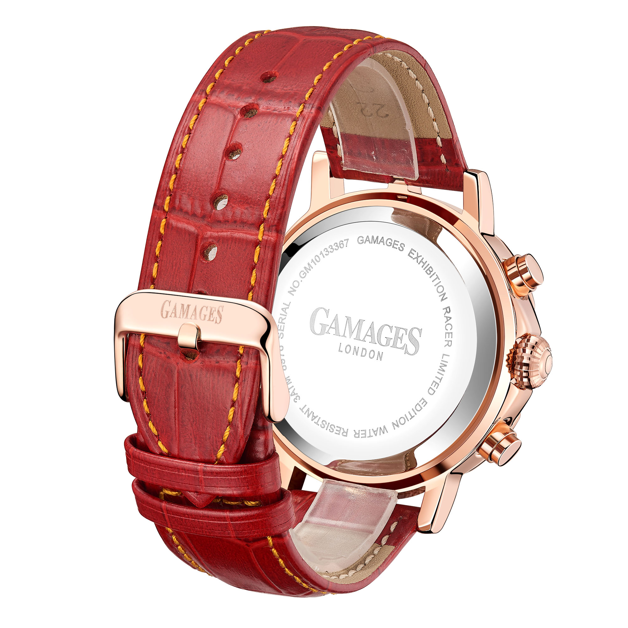 Ltd Edition Hand Assembled GAMAGES Exhibition Racer Automatic Rose. 5 Year Warranty & Free Delivery