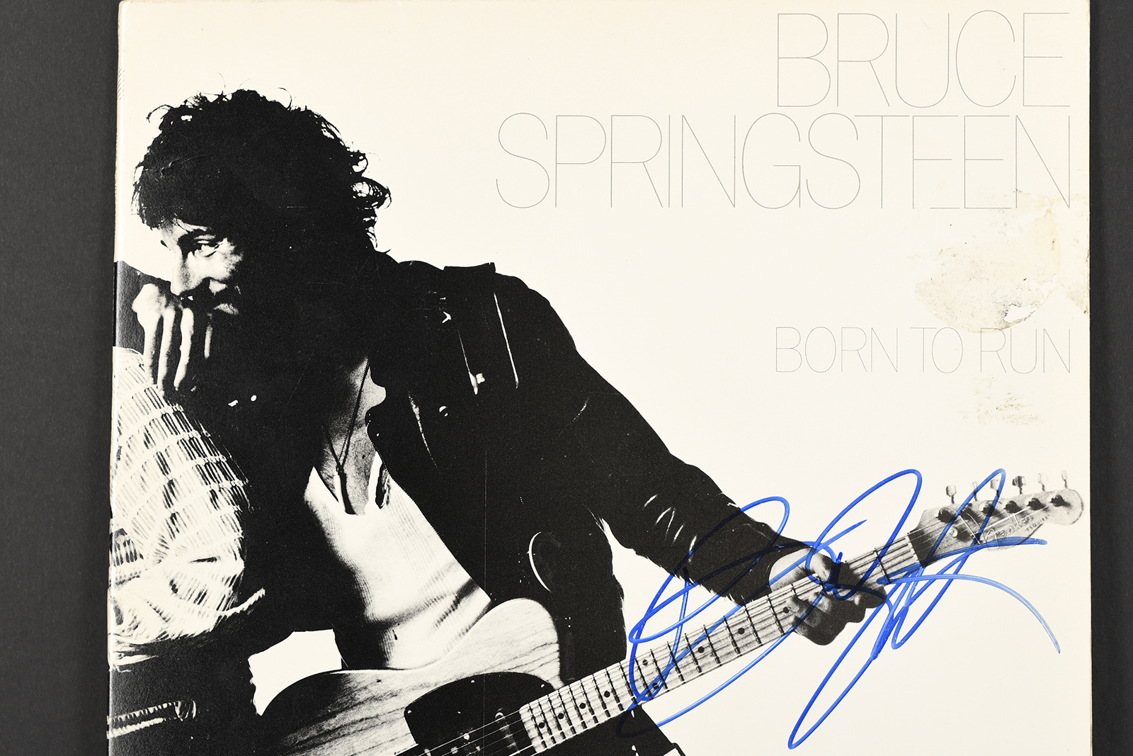 BRUCE SPRINGSTEEN Signed Album Cover