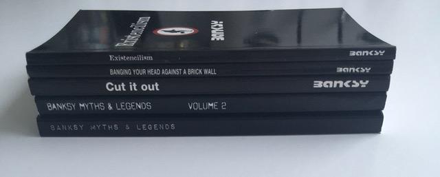 Banksy (b.1974-) 3 Self Published Books 1st Edition 2001- 04 & Banksy Myths & Legends Pt1 & Pt 2