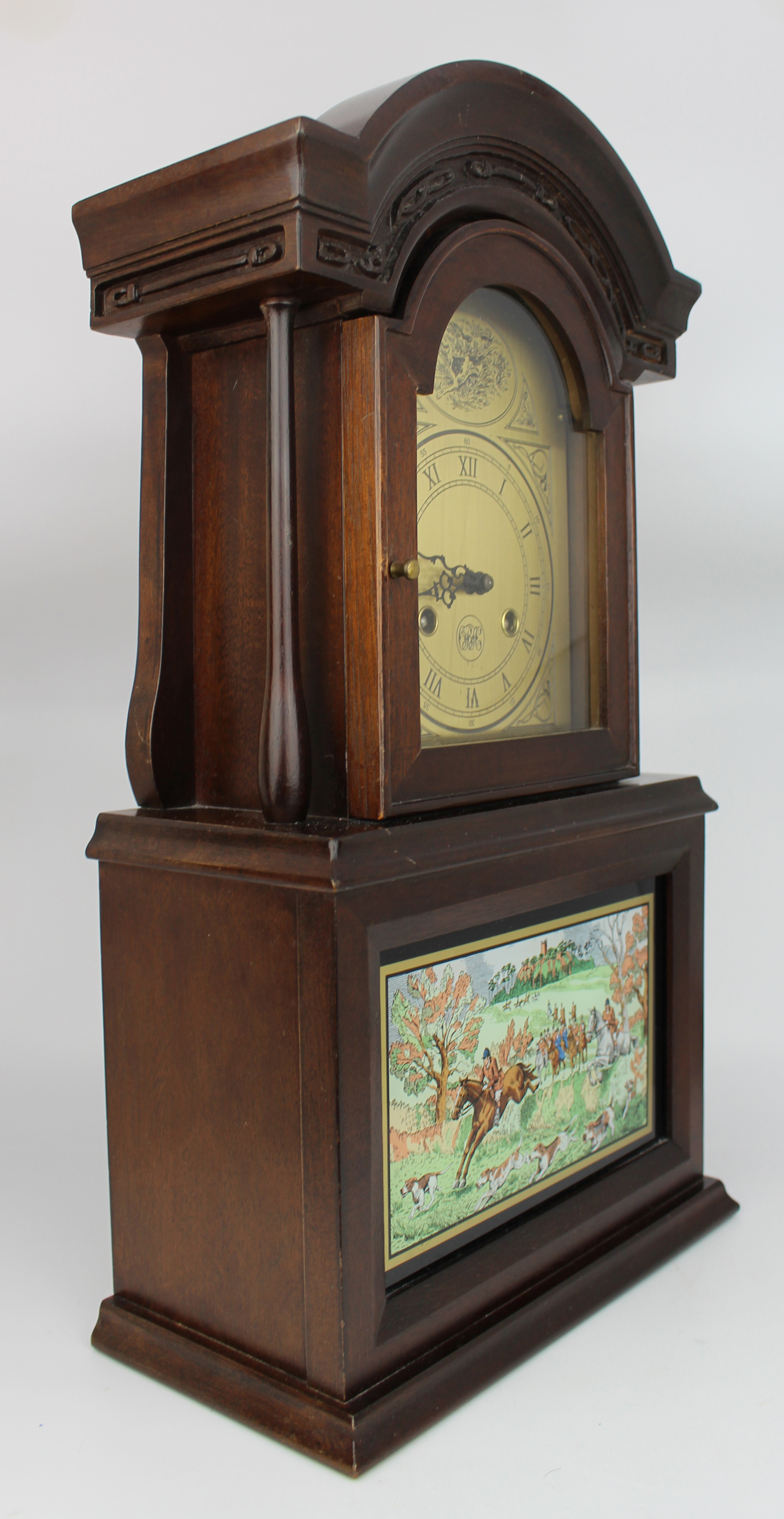Vintage Hunting Hermle Mantel Clock
