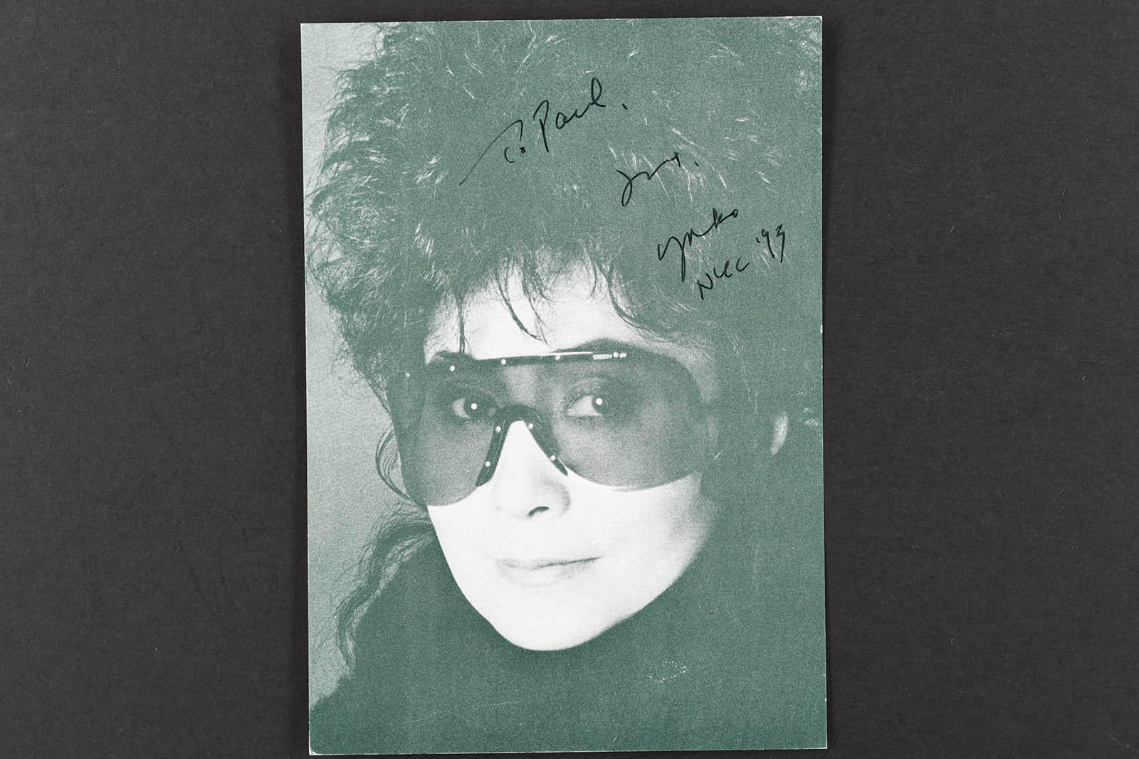 YOKO ONO Original signature