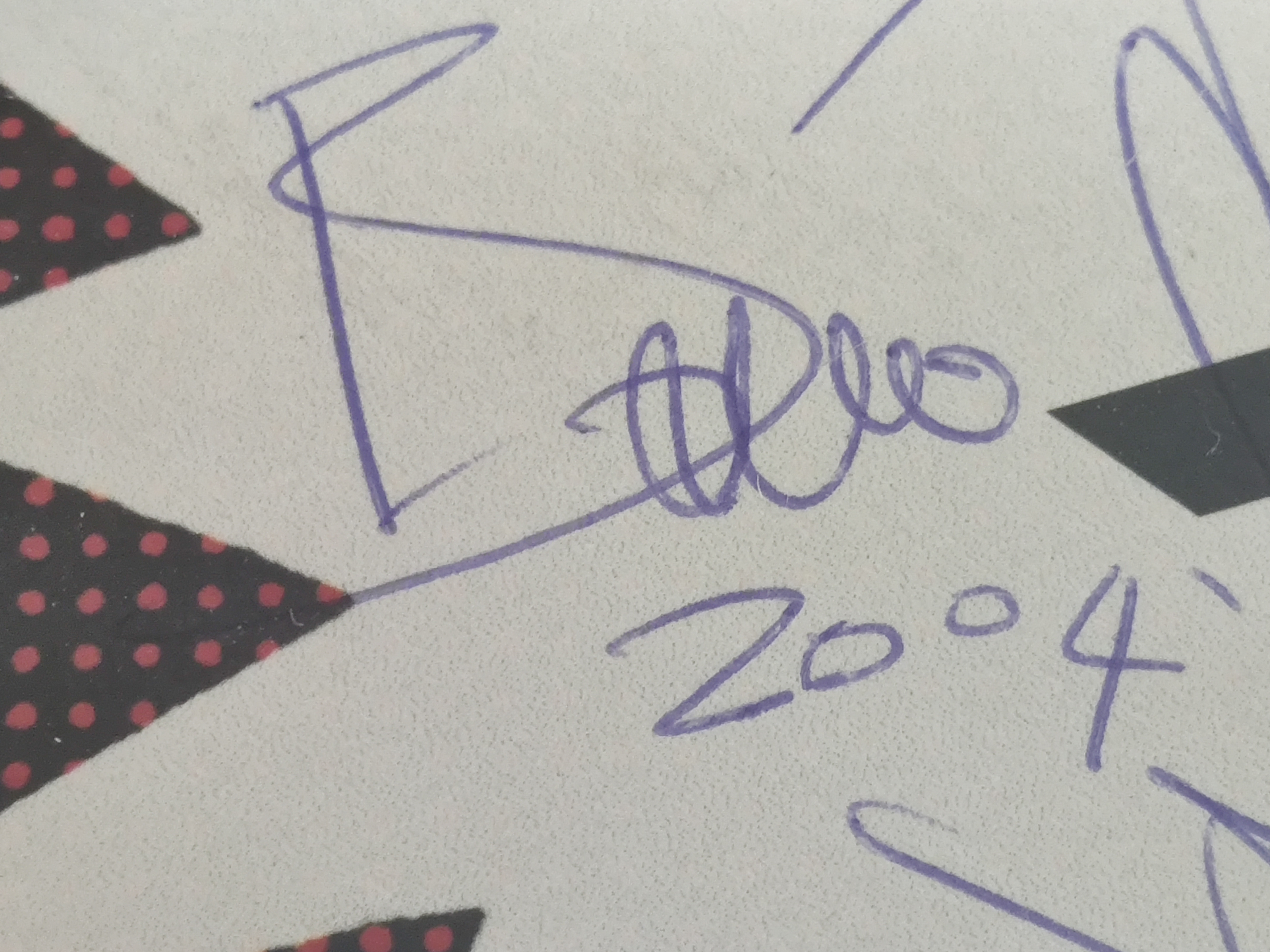 U2 – Vertigo Famed Vinyl Record – Autographed by – Bono, The Edge, Larry Mullen and Adam Clayton.