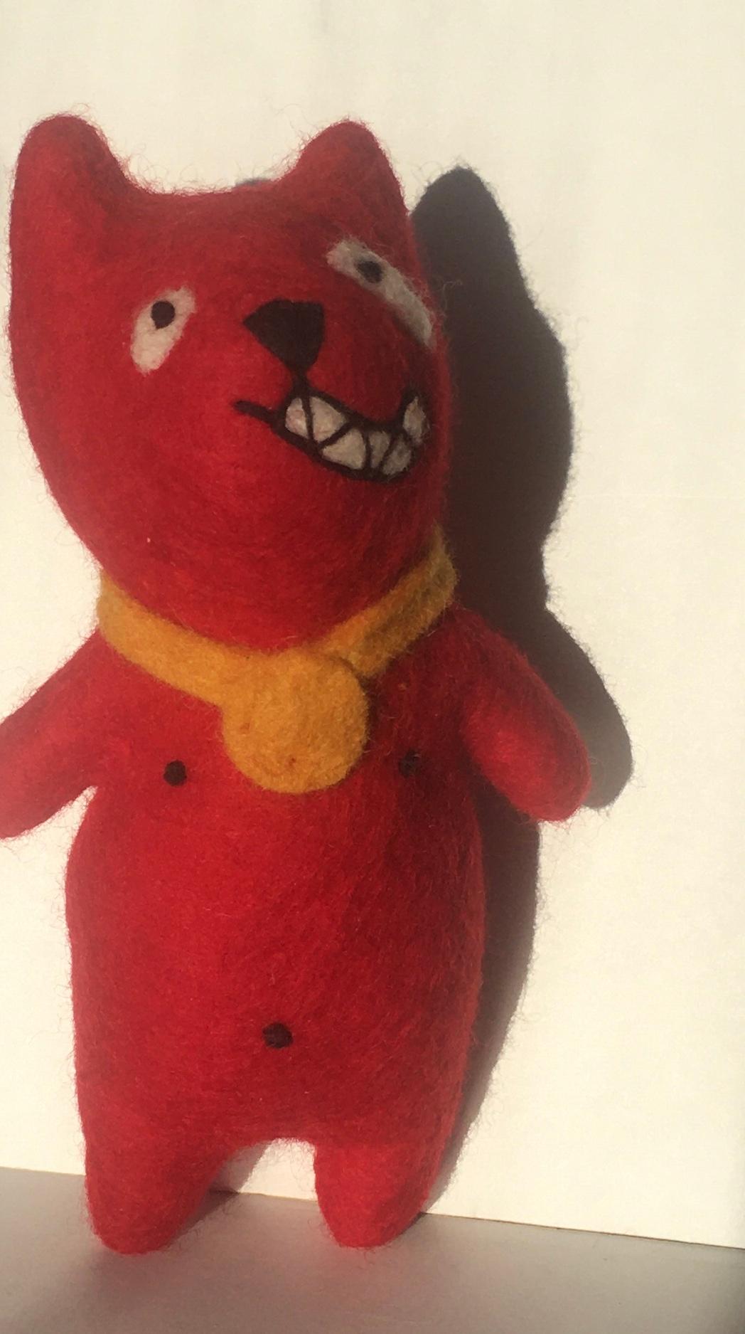 Grayson Perry RA (b ) Red Alan Measles Stuffed Toy Collectible Grayson Perry RA Royal Academy, 2004