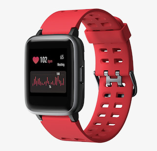 Brand New Unisex Fitness Tracker Watch Id205 Red Strap About This Item 1.3-Inch LCD Colour