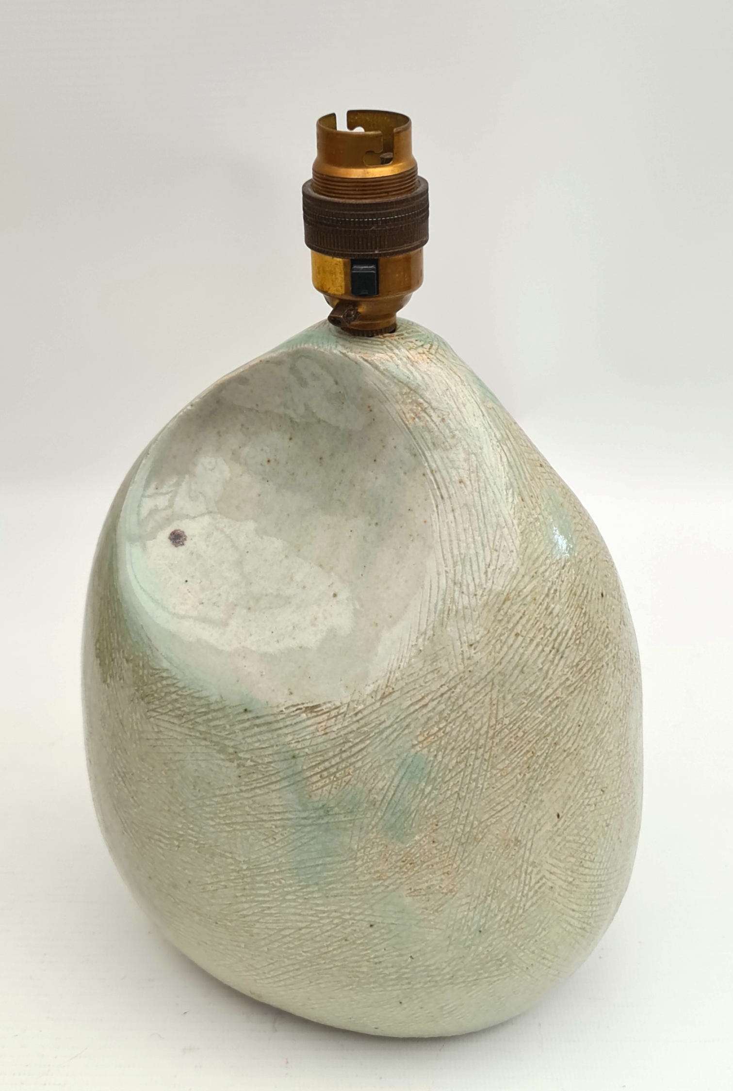 Vintage Studio Pottery Lamp Base Signed Jane Baxandall