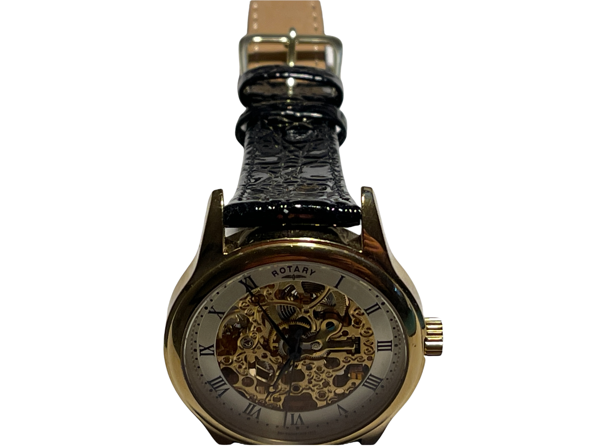 Gents Automatic Skeleton Mens Watch Rotary
