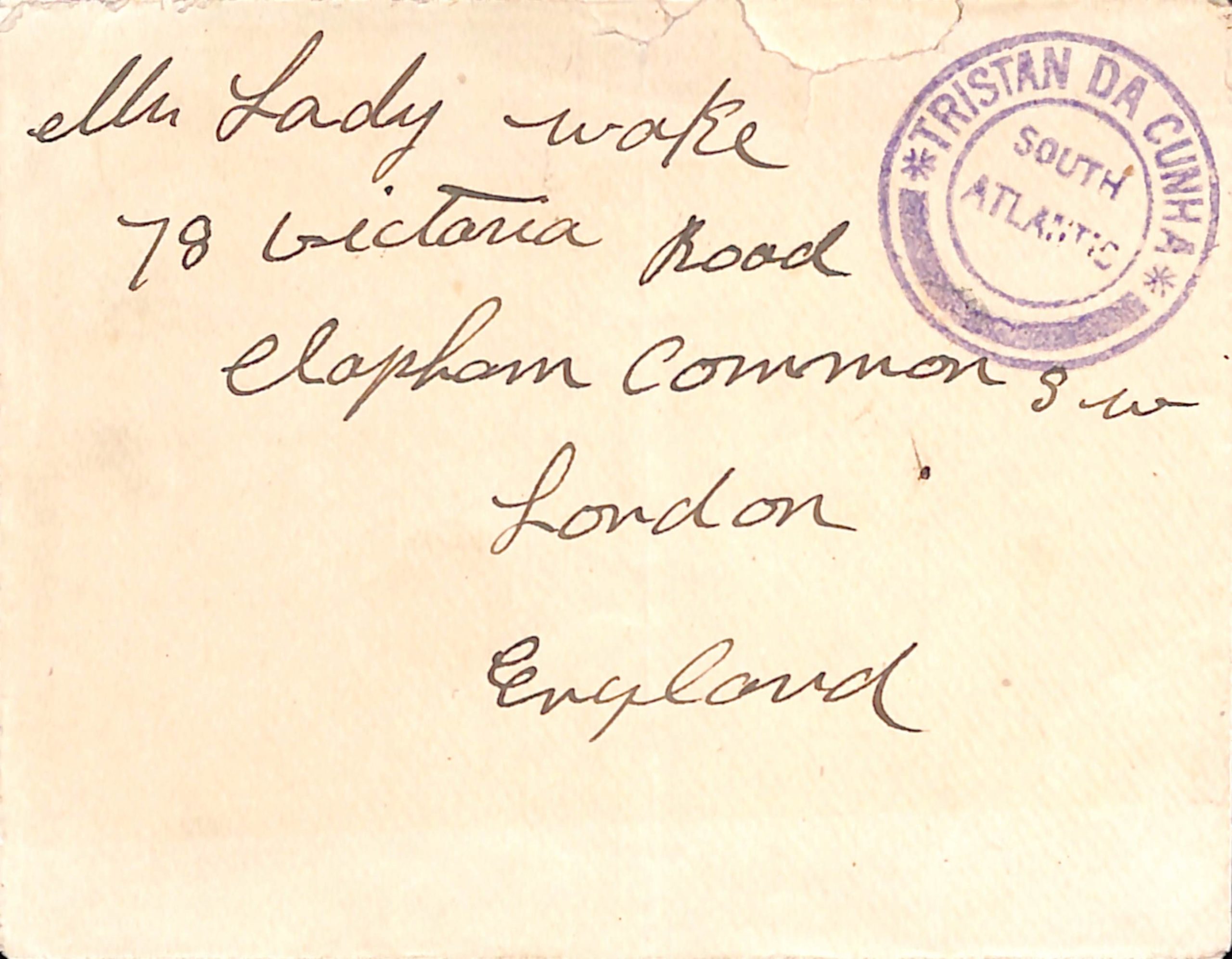 Tristan Da Cunha / Falkland Islands 1920