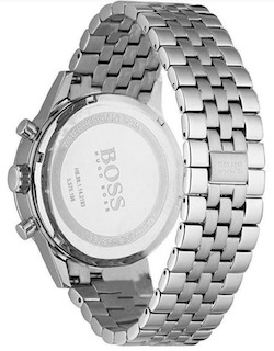 Hugo Boss 1512446 Men's Aeroliner Black Dial Silver Bracelet Chronograph Watch
