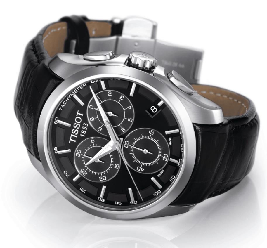 TISSOT T035.617.16.051.00 Men's Couturier Quartz Chronograph Watch