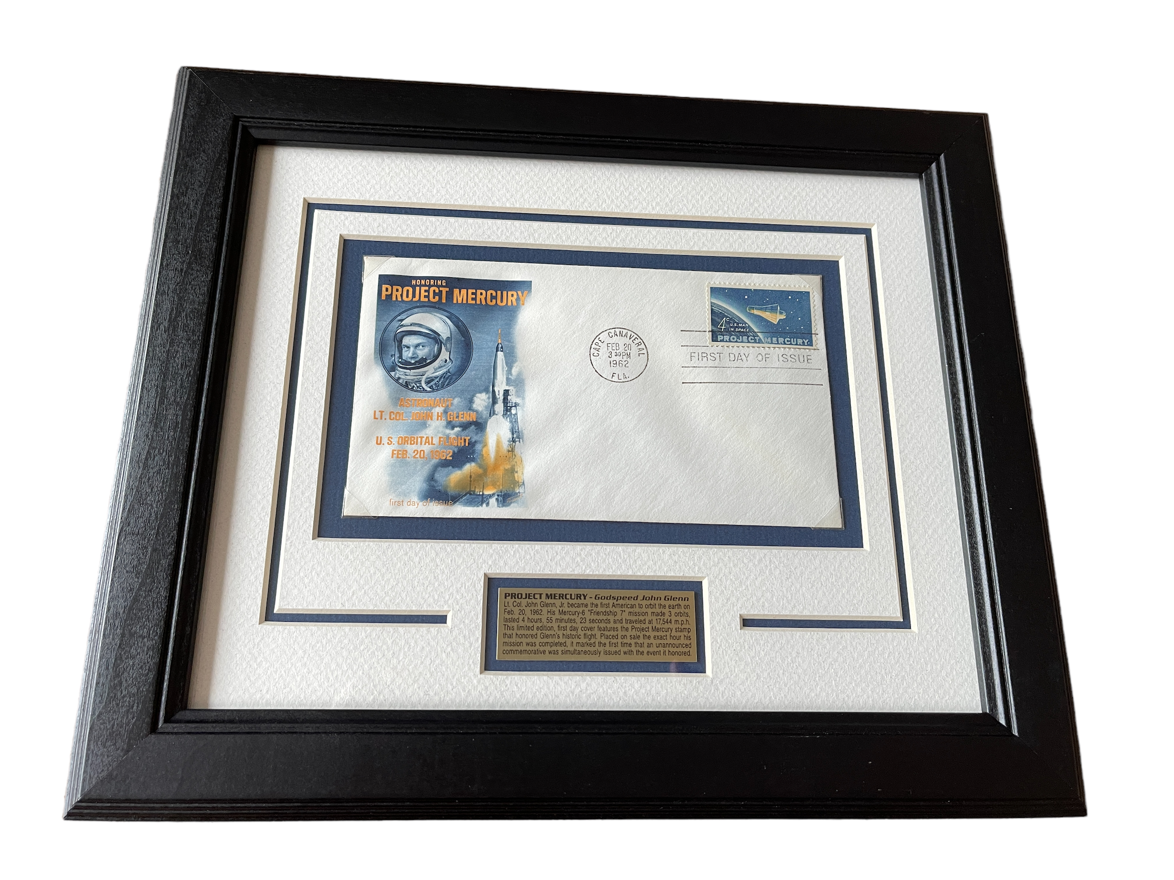 Honoring Project Mercury First Day Cover