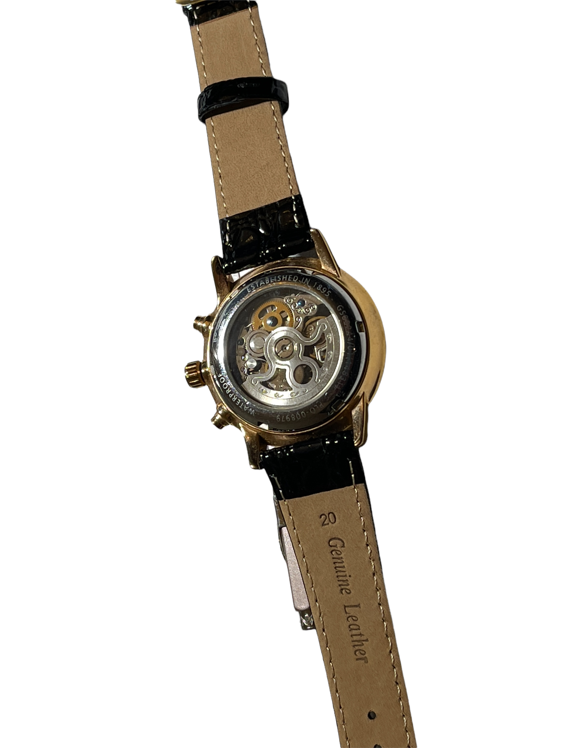 Lost property from our private jet charter mens skeleton automatic watch