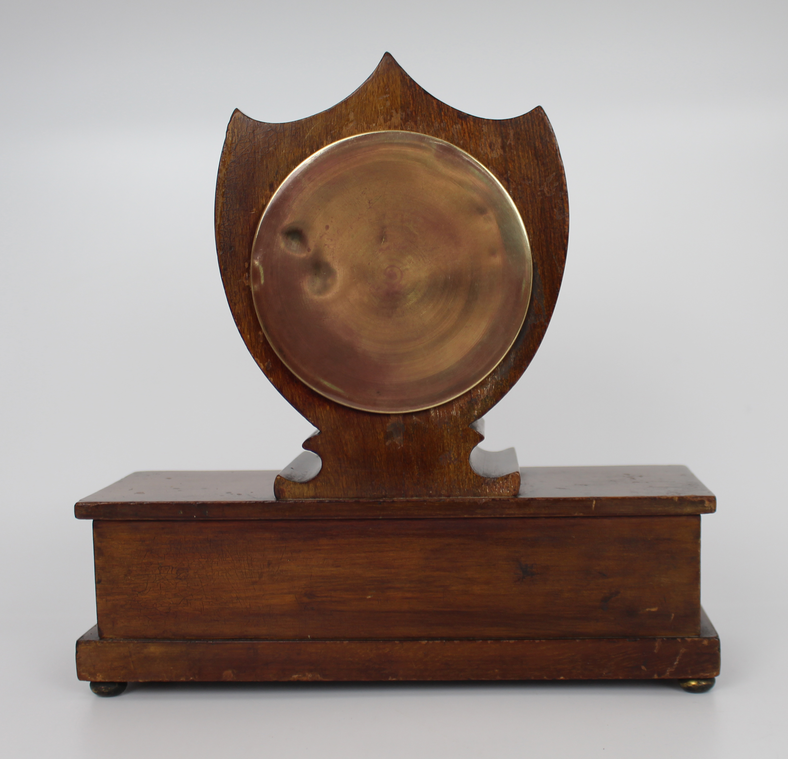 Elegant Inlaid Mahogany Mantel Clock by Wray, Son & Perry c.1900