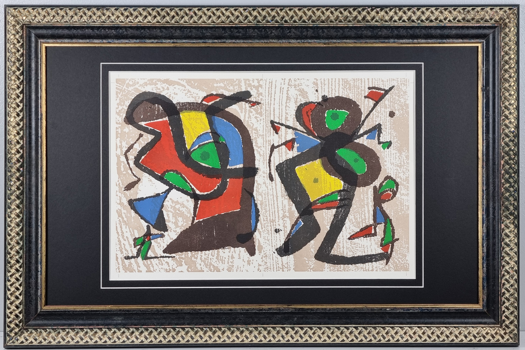 Joan Miro (Spanish-1893-1983) Rare Uncut Proof Print.