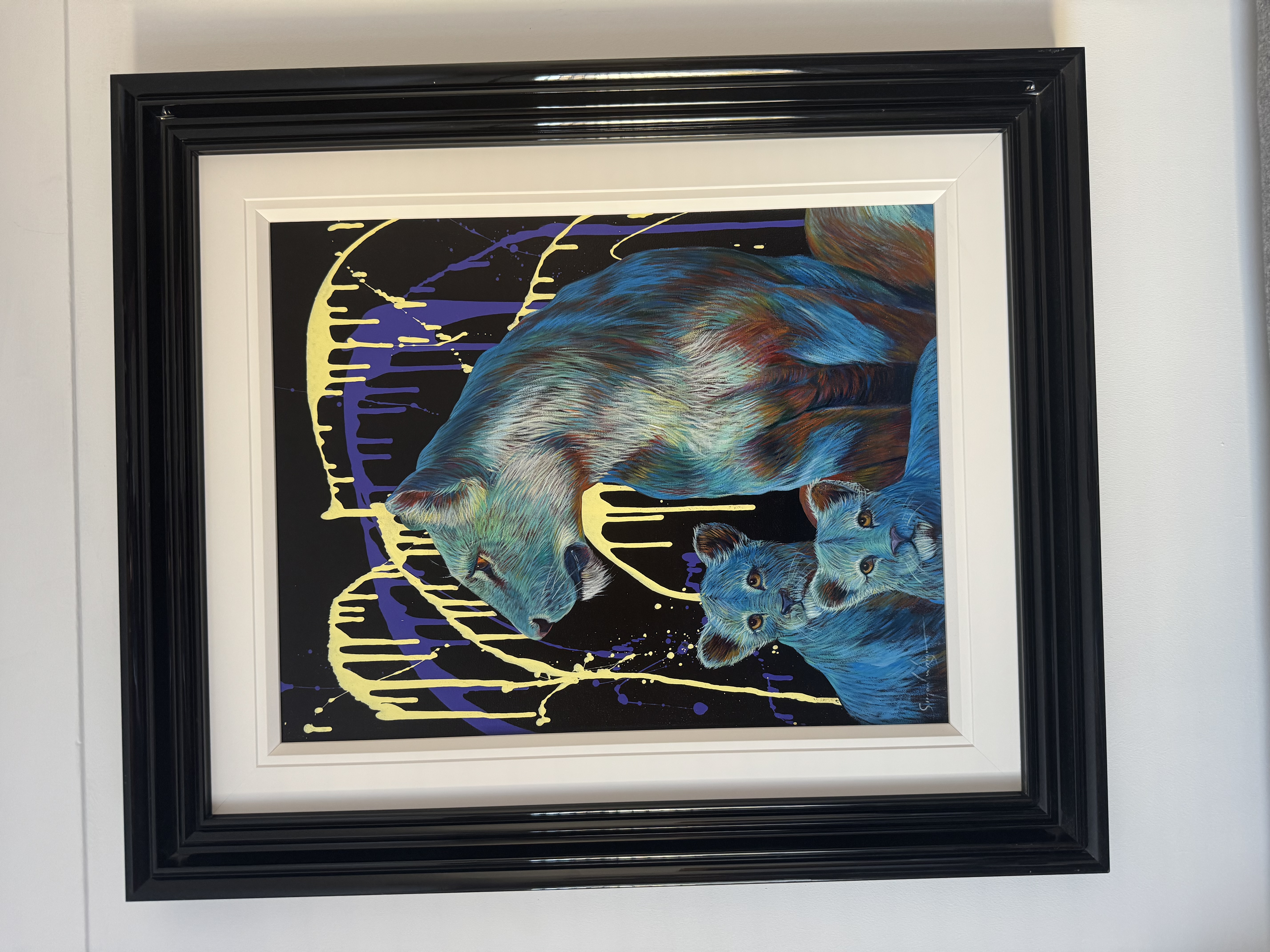 Simon Wright - ‘The Family’ An Original Acrylic On Board