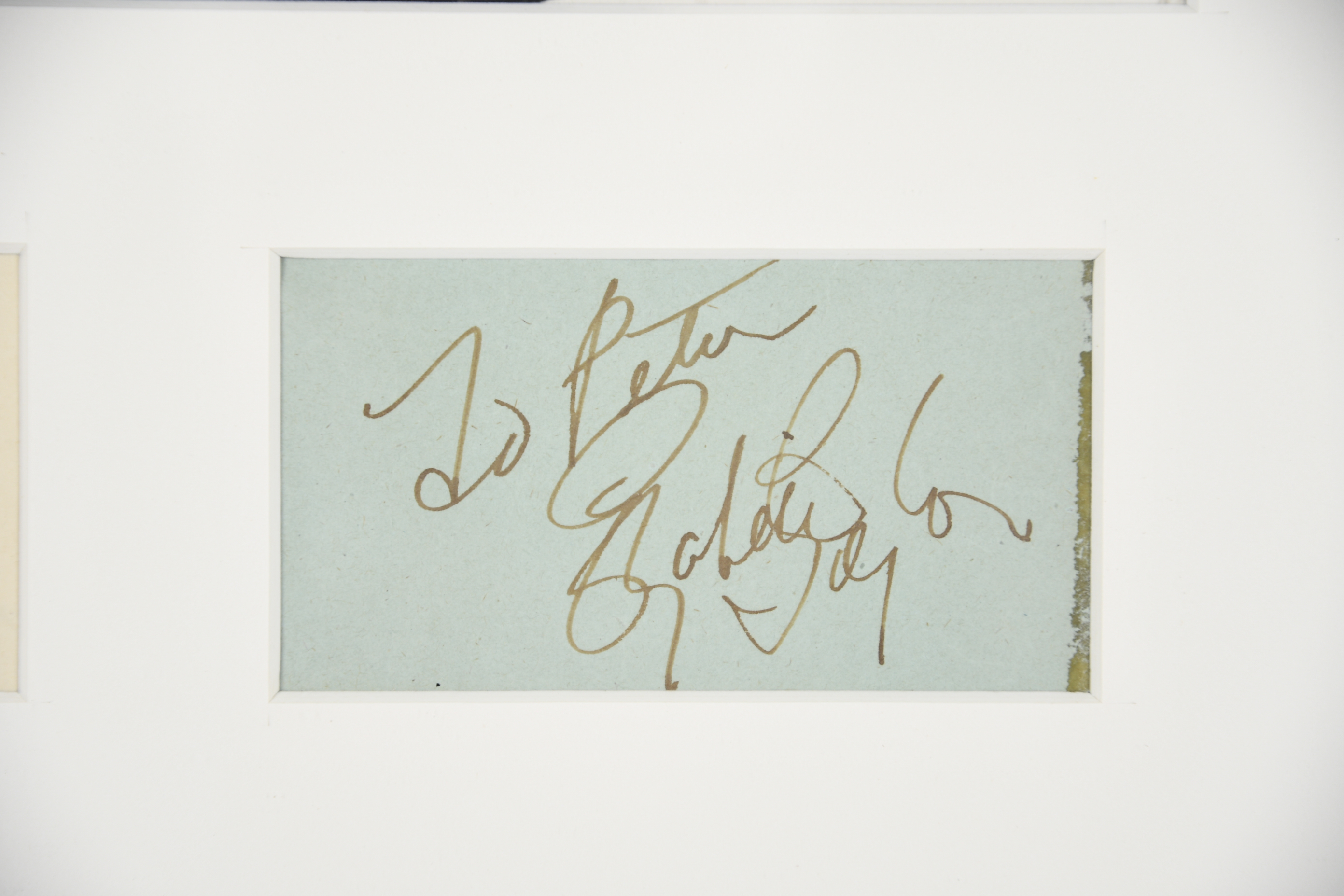 ELIZABETH TAYLOR & RICHARD BURTON Original signatures