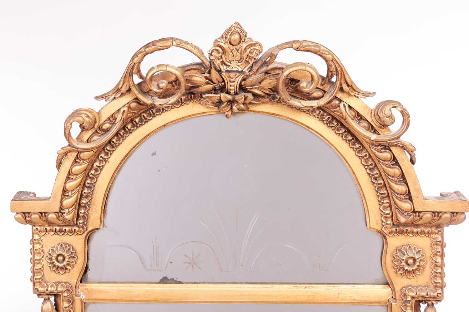 Early 19th Century Regency Giltwood Pier Glass