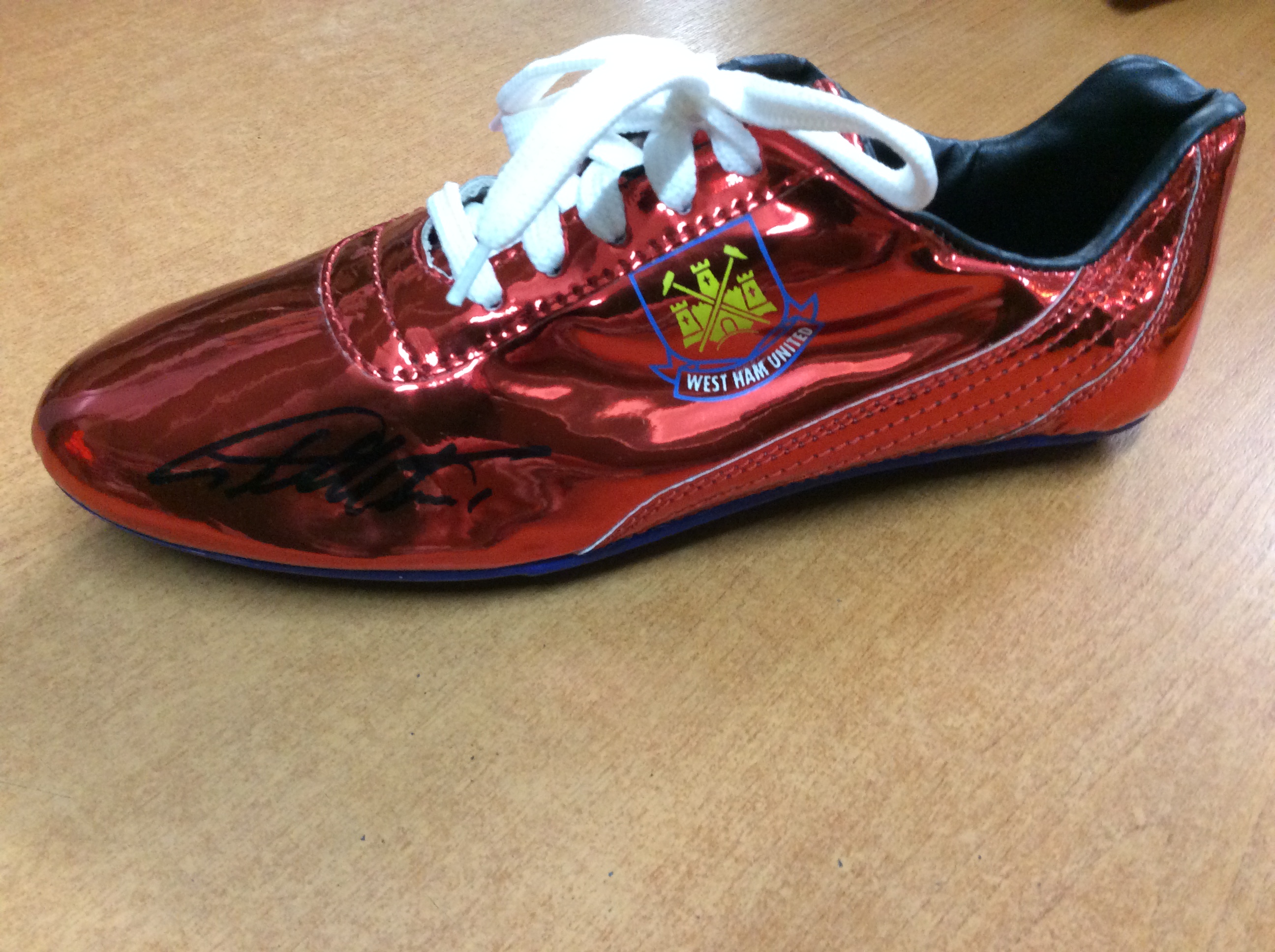 Geoff Hurst Signed Westham Football Boot