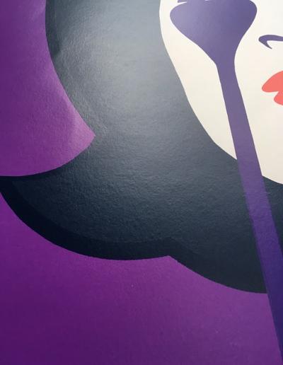 Pure Evil (English 1968) Purple ‘Jackie Kennedy In Tears’, Screenprint, Signed Numbered Limited Ed